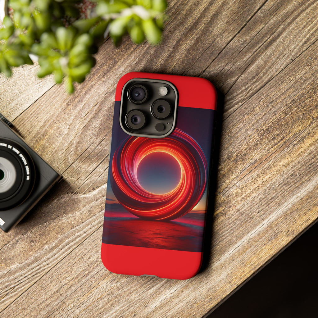 Vibrant Phone Case with Abstract Design, Tough Cases for Tech Lovers, Sleek Protection, Gift for Friends, Customizable Mobile Accessory