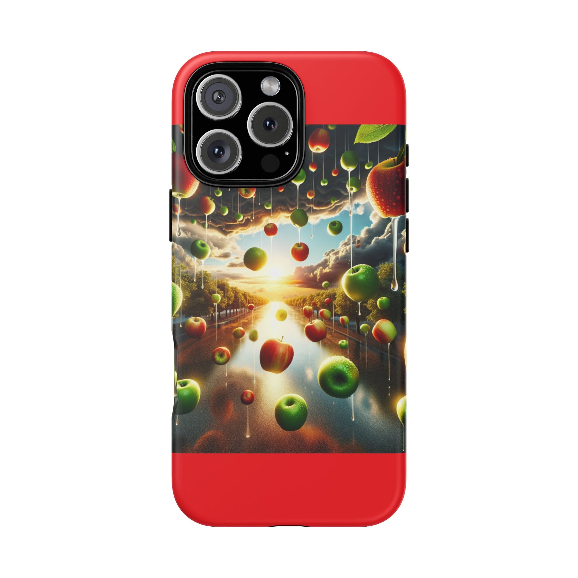 Vibrant Phone Case with Artistic Apple Design, Unique Gift for Art Lovers, Trendy Accessory for Any Occasion, Stylish Smartphone Cover
