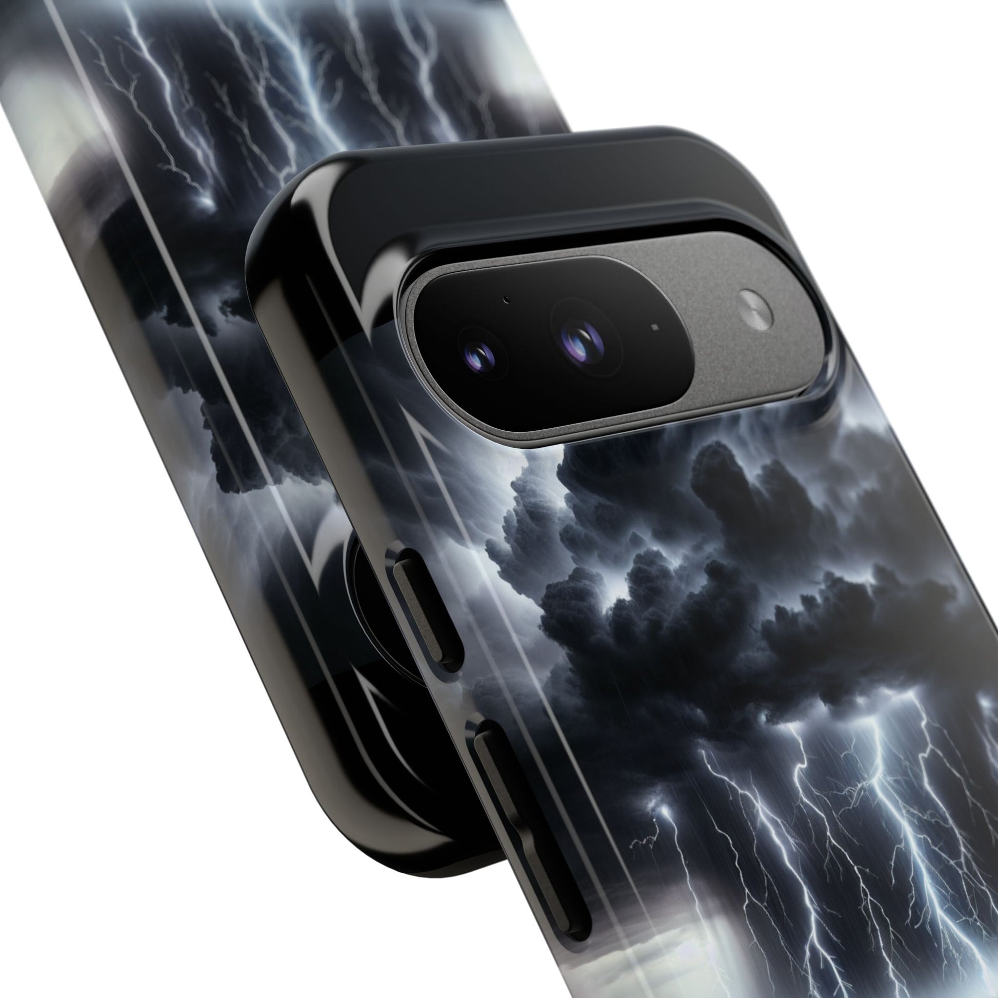 Tough Cases for the Bold: Stormy Thunder Phone Case, Lightning Protection, Durable Cover for Adventurers, Unique Gift for Nature [...]