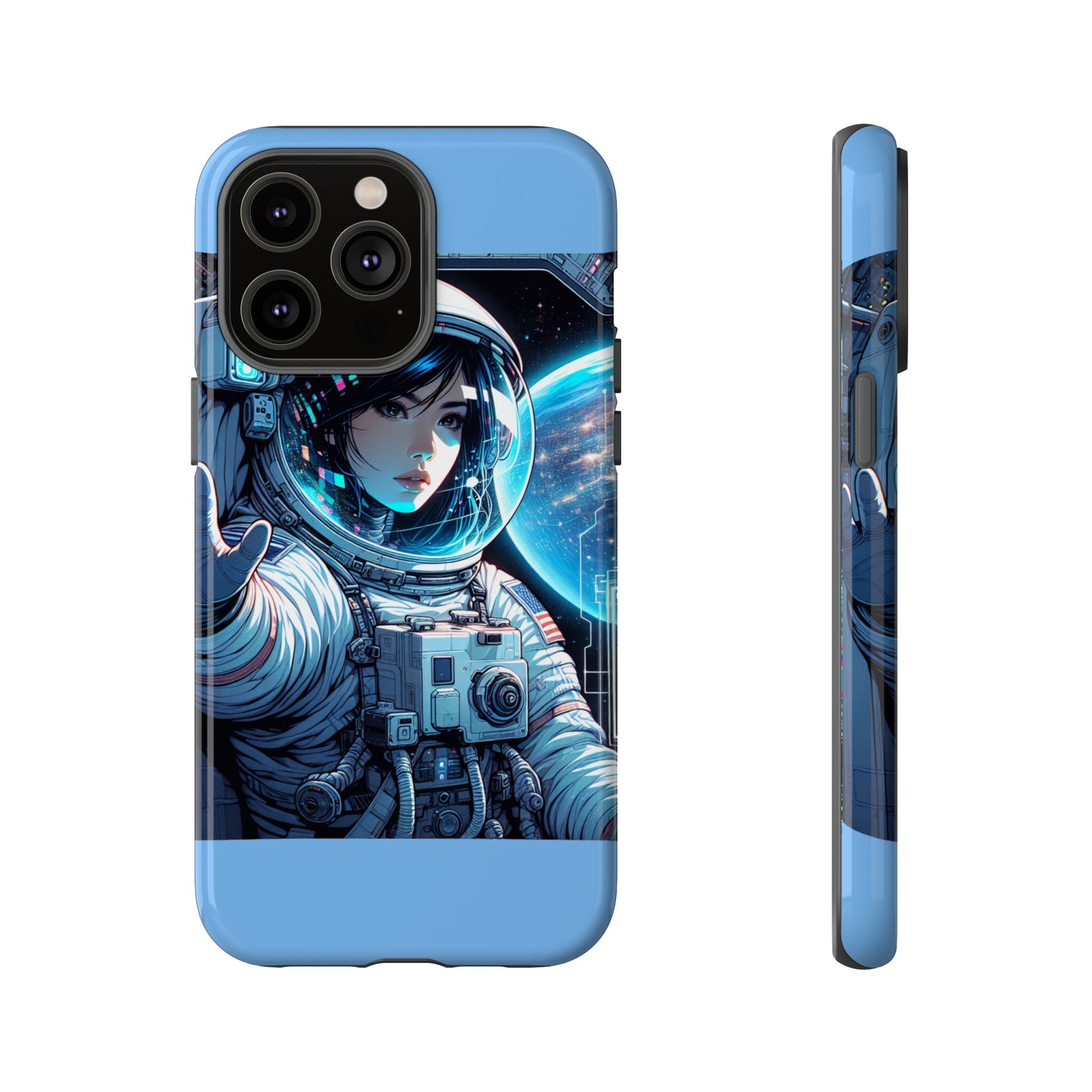 Astronaut Phone Case, Space-Themed Tough Case, Unique Gift for Science Lovers, Trendy Protection for Smartphones, Cool Tech Accessories