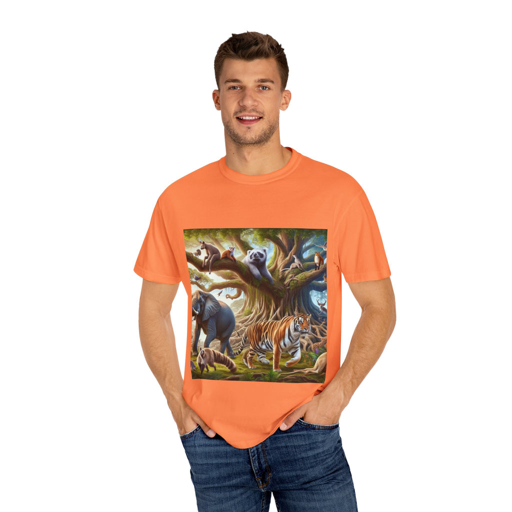 Wildlife Adventure T-Shirt - Unisex Nature Tee for Animal Lovers, Eco-Friendly Gift, Casual Wear, Festival & Summer Outing