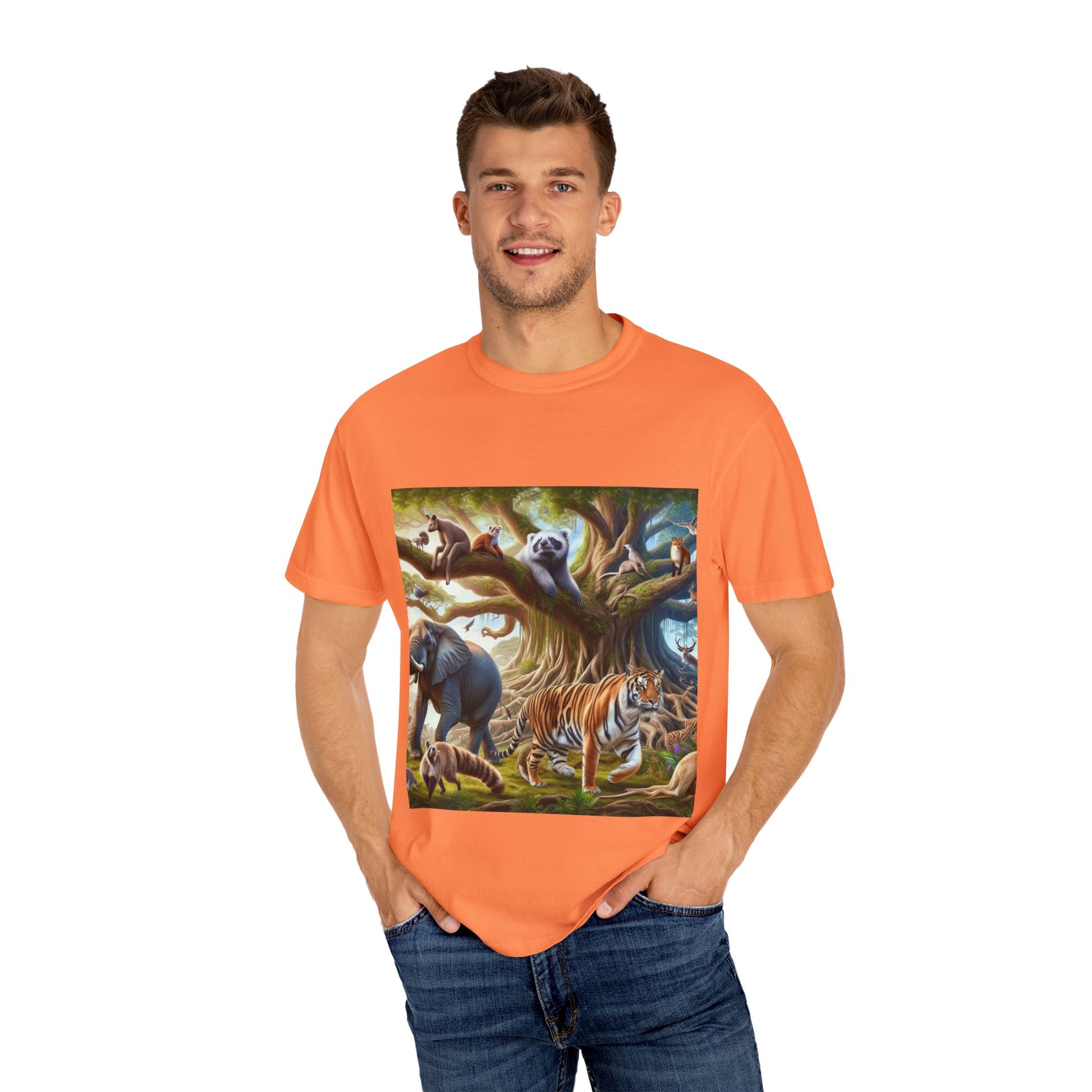 Wildlife Adventure T-Shirt - Unisex Nature Tee for Animal Lovers, Eco-Friendly Gift, Casual Wear, Festival & Summer Outing