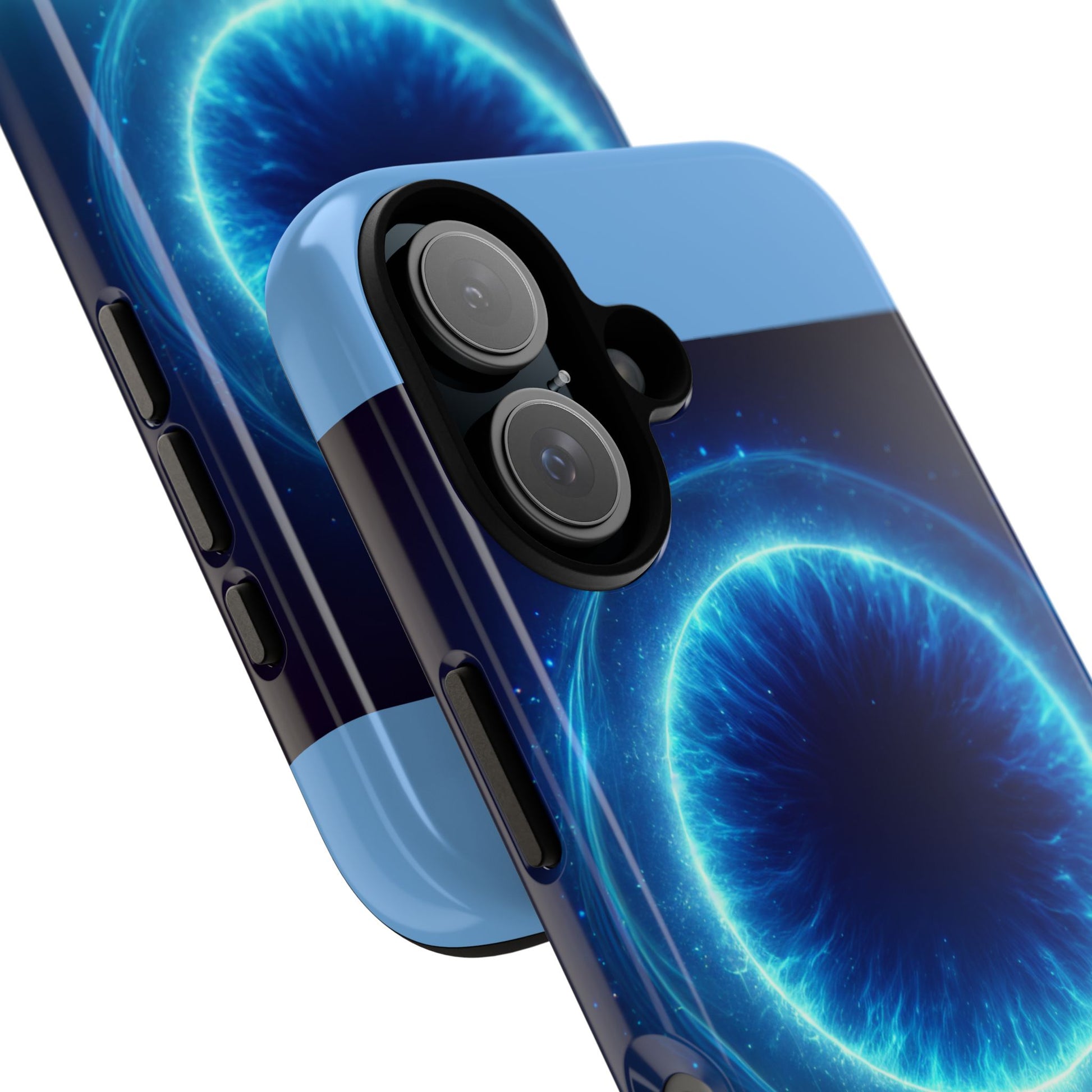 Blue Galaxy Phone Case, Tough Phone Cover, Cosmic Protection Case, Space Design, Gift for Space Lovers