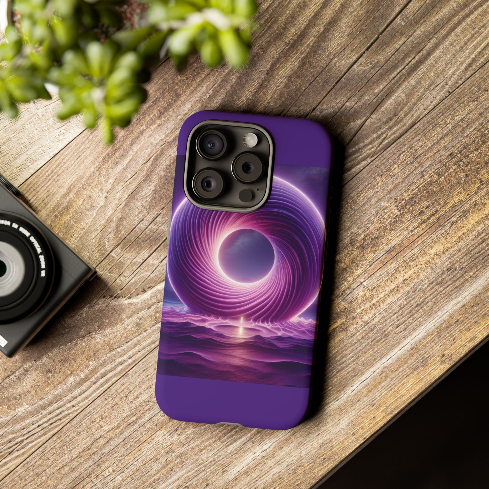 Colorful Phone Case with Swirling Design, Tough Phone Cover, Cosmic Phone Protector, Unique Gift for Tech Lovers, Stylish Smartphone Shell