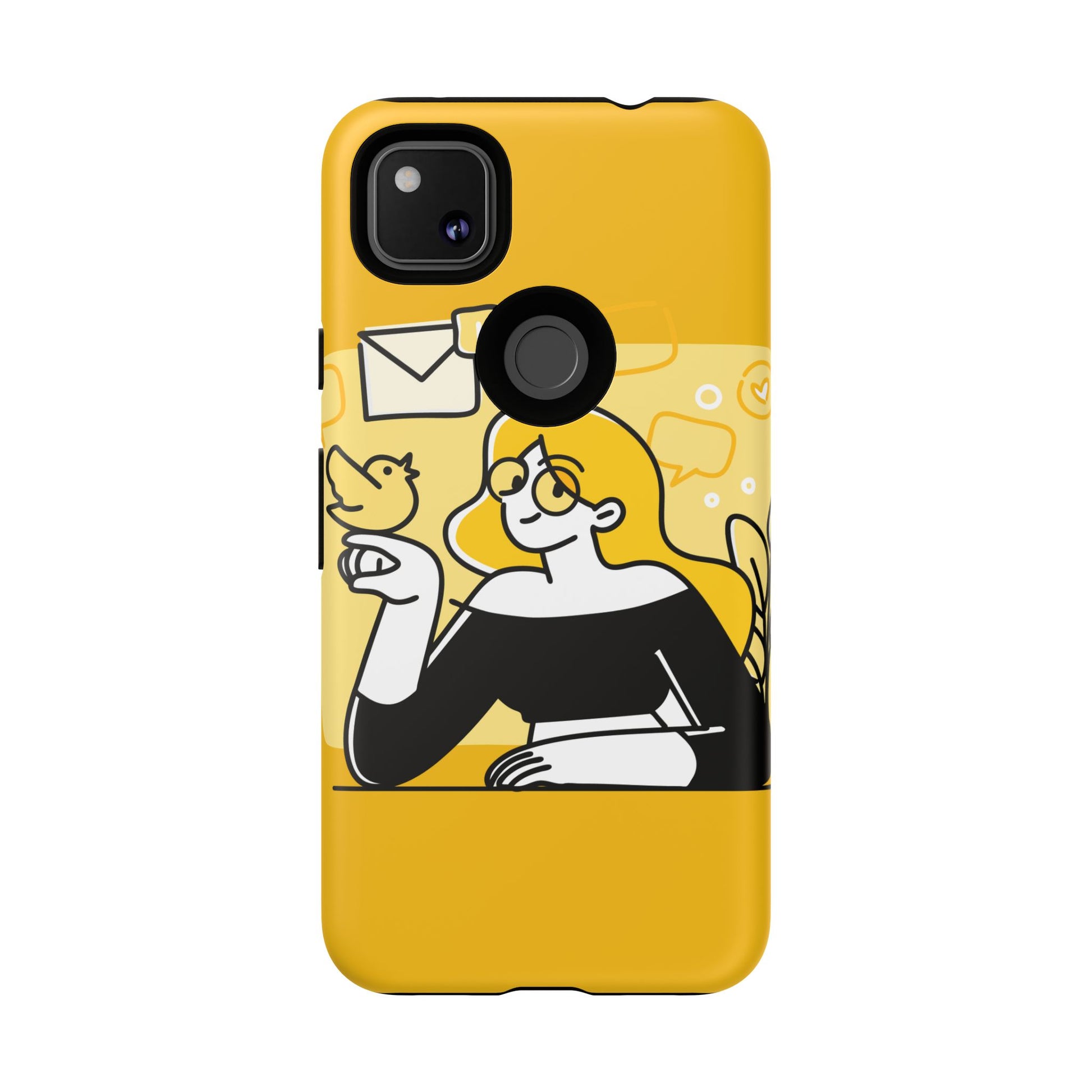 Chic Phone Case with Playful Design, Smartphone Cover, Unique Gift, Trendy Accessory, Eco-Friendly Case