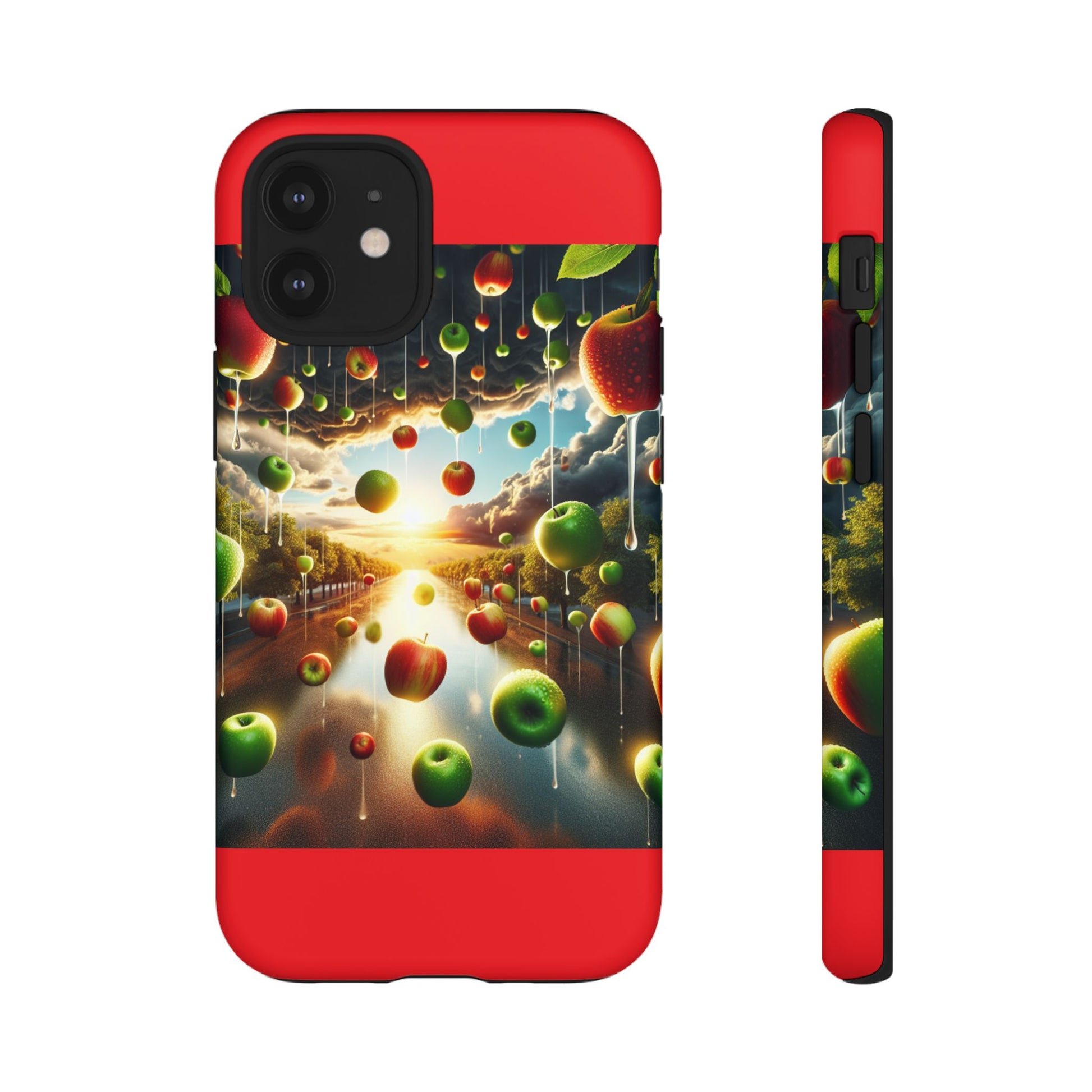 Vibrant Phone Case with Artistic Apple Design, Unique Gift for Art Lovers, Trendy Accessory for Any Occasion, Stylish Smartphone Cover