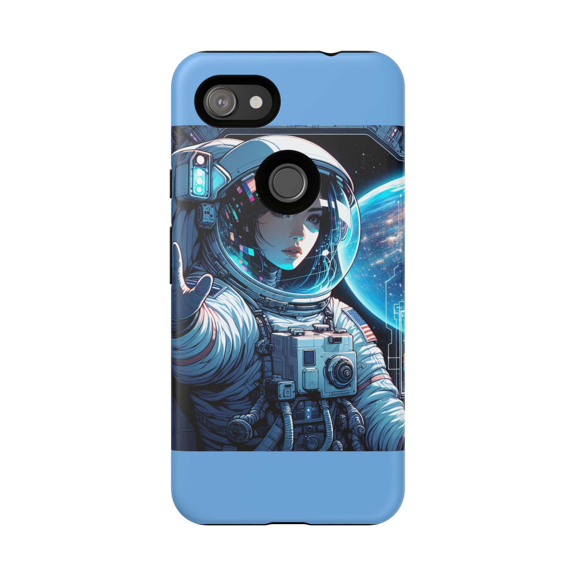 Astronaut Phone Case, Space-Themed Tough Case, Unique Gift for Science Lovers, Trendy Protection for Smartphones, Cool Tech Accessories