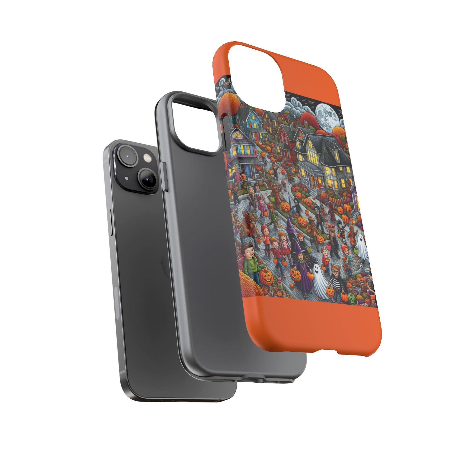 Halloween Phone Case, Tough Cases for Spooky Season, Fall Decor, Trick or Treat, Pumpkin Lovers, Ghost Design