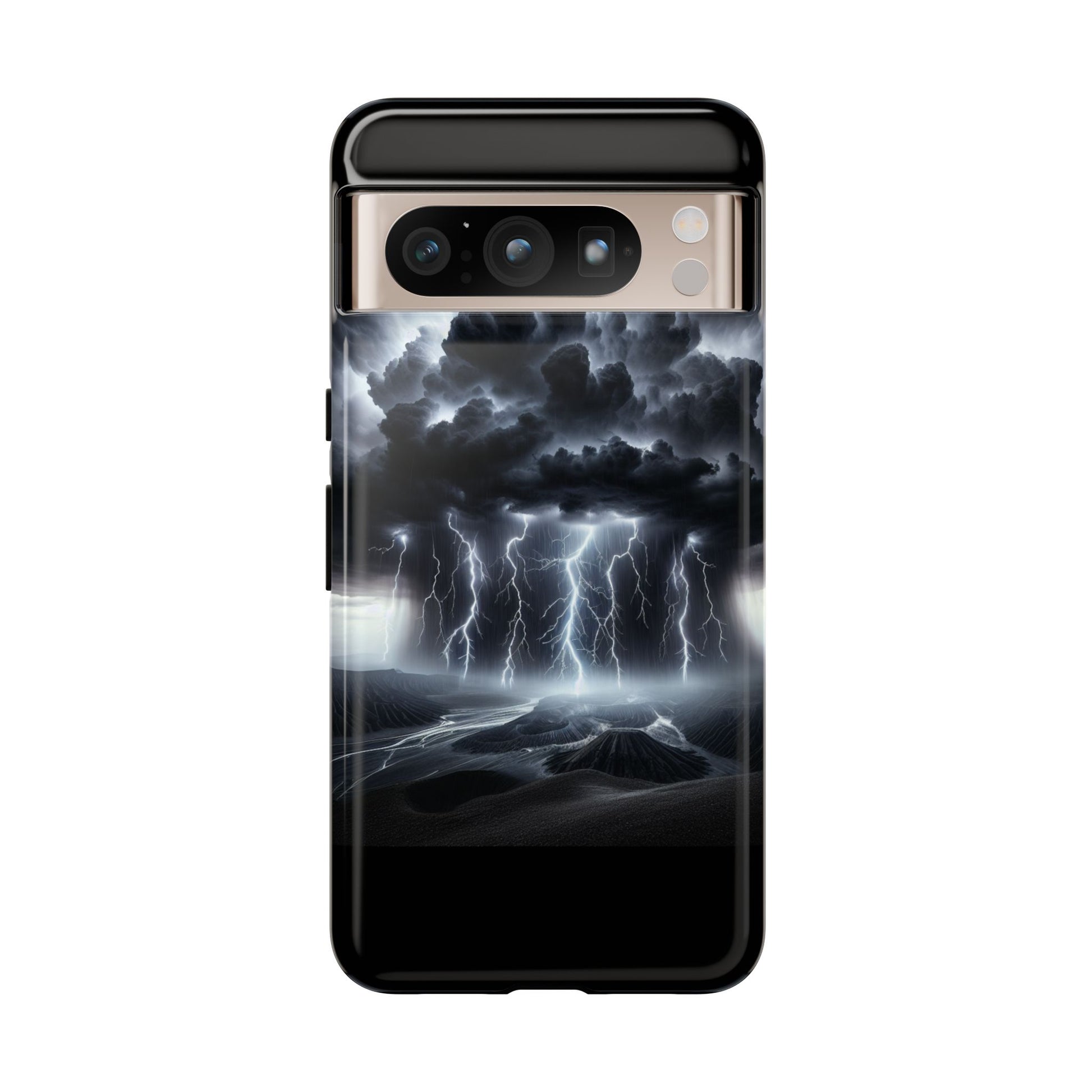 Tough Cases for the Bold: Stormy Thunder Phone Case, Lightning Protection, Durable Cover for Adventurers, Unique Gift for Nature [...]