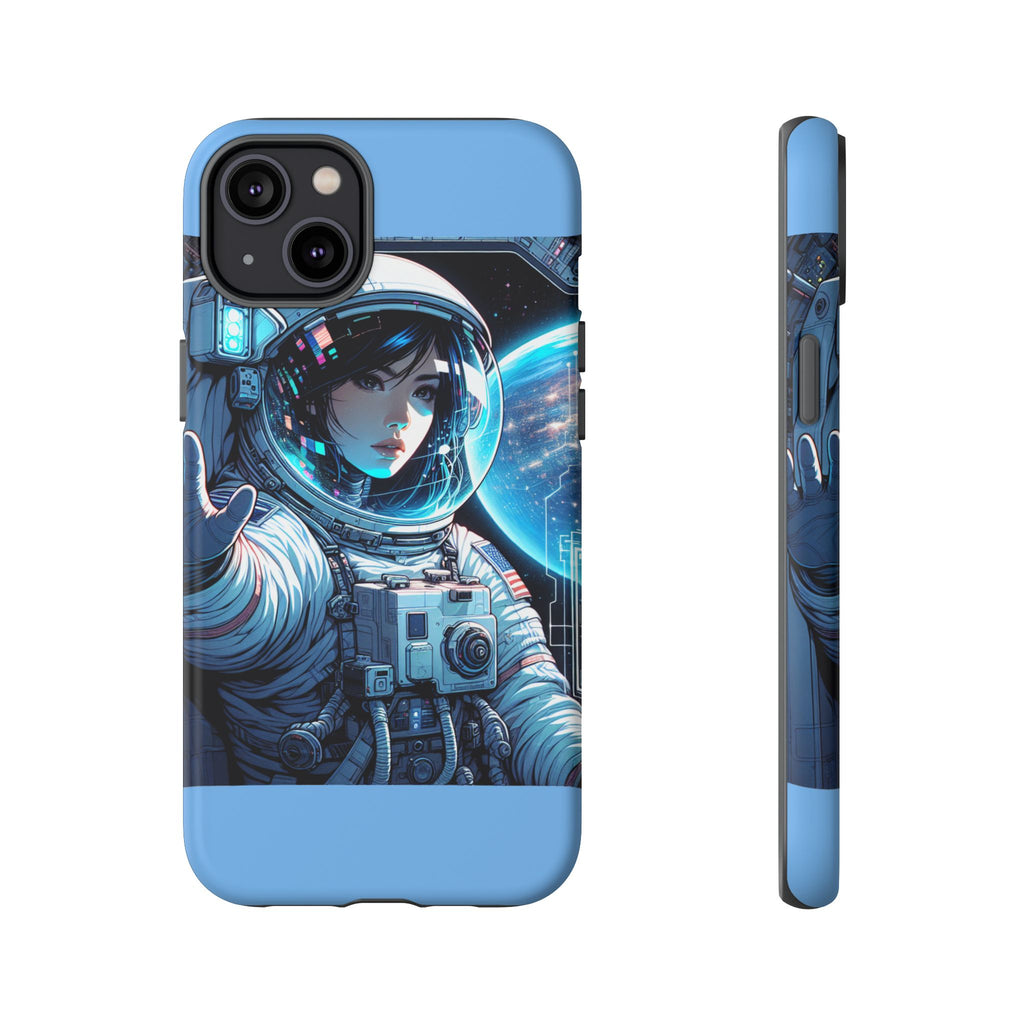 Astronaut Phone Case, Space-Themed Tough Case, Unique Gift for Science Lovers, Trendy Protection for Smartphones, Cool Tech Accessories