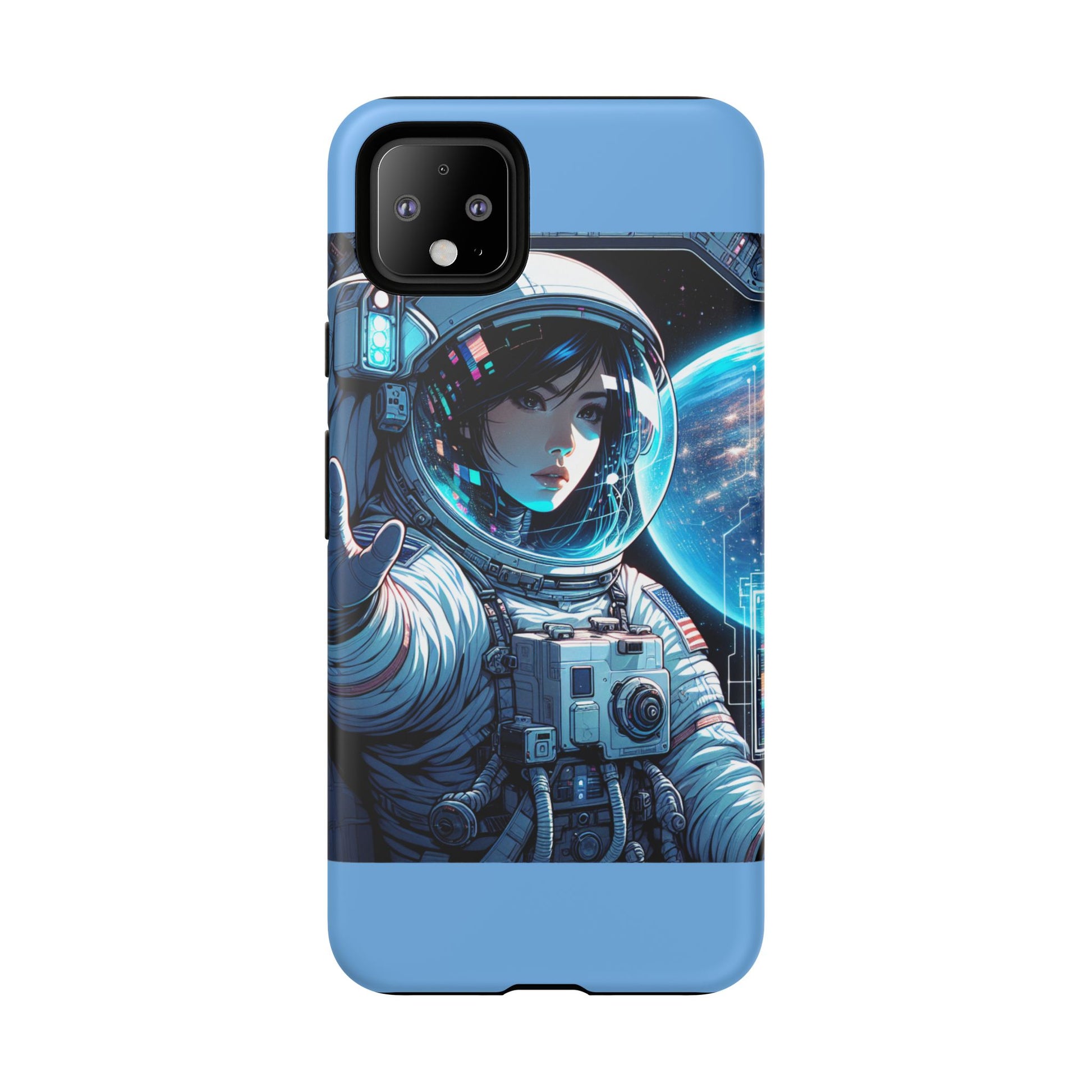 Astronaut Phone Case, Space-Themed Tough Case, Unique Gift for Science Lovers, Trendy Protection for Smartphones, Cool Tech Accessories