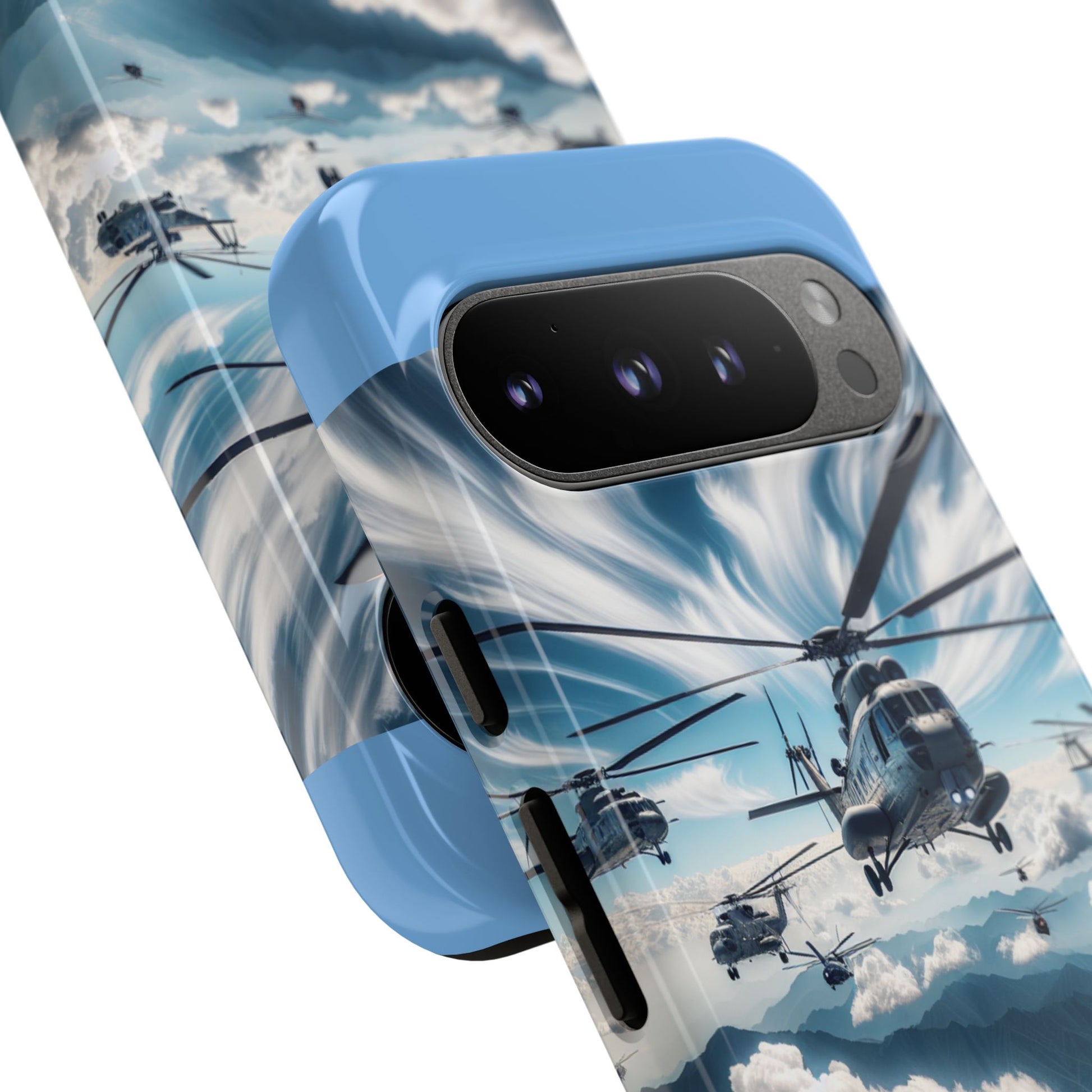 Tough Cases - Helicopter Design Phone Case, Military Style Cover, Unique Gift for Aviation Lovers, Durable Phone Protector, Hobbyist [...]