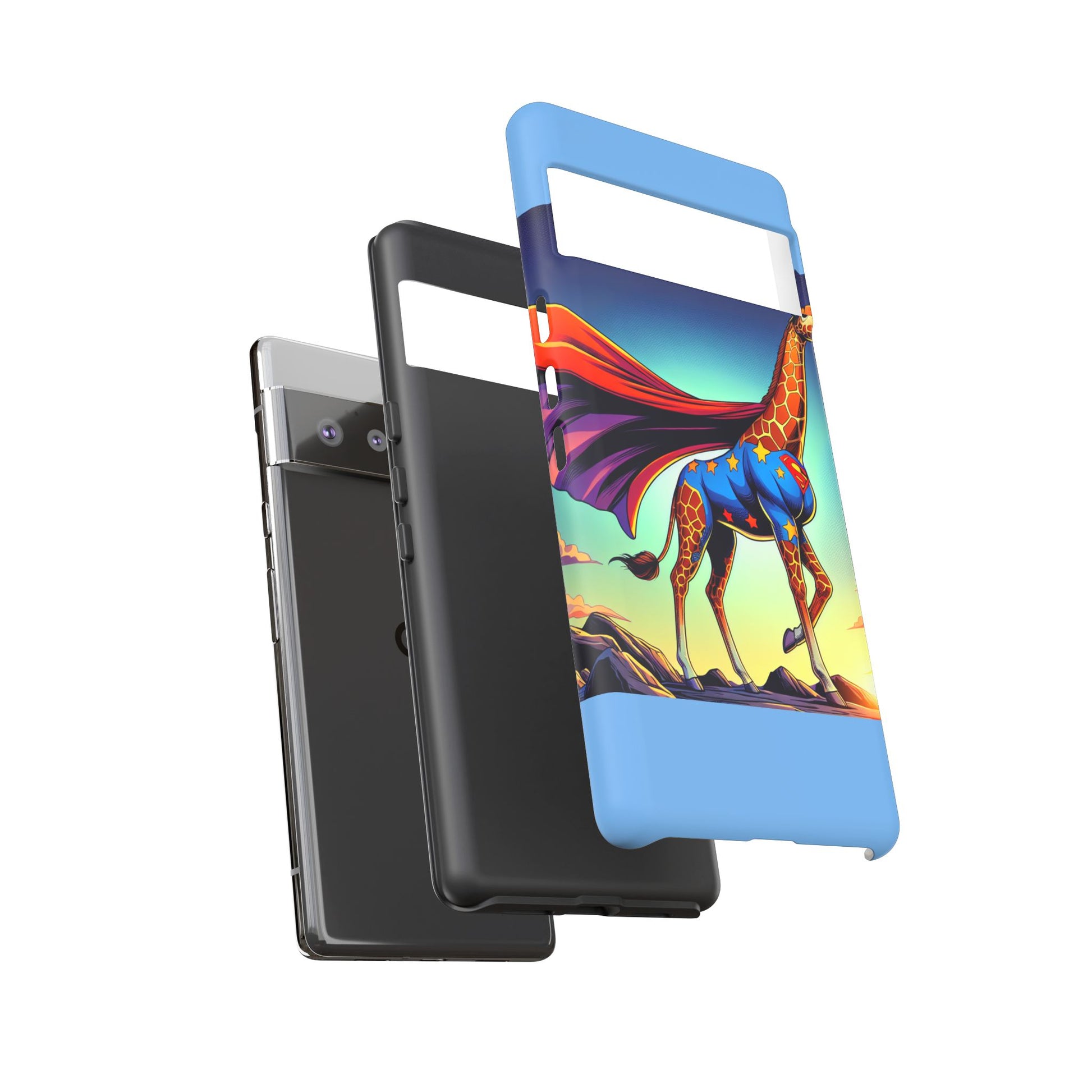 Superhero Giraffe Phone Case | Tough Cases, Unique Gifts, Animal Lover Accessories, Fun Tech Protectors, Cute Phone Covers, Birthday Gift