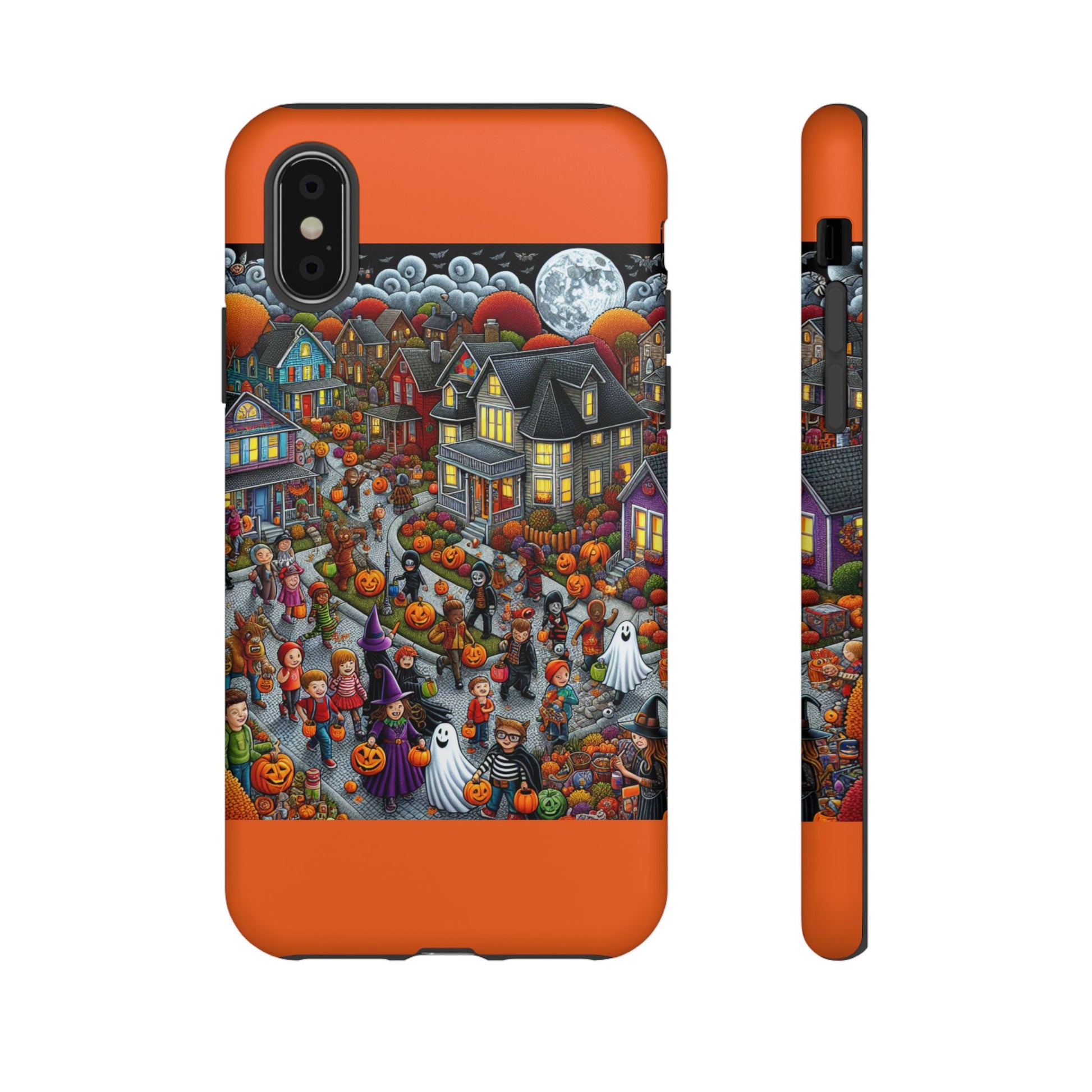 Halloween Phone Case, Tough Cases for Spooky Season, Fall Decor, Trick or Treat, Pumpkin Lovers, Ghost Design