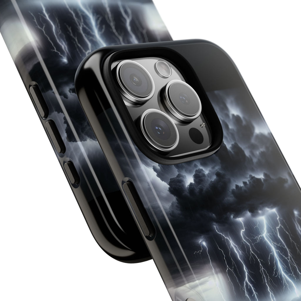 Tough Cases for the Bold: Stormy Thunder Phone Case, Lightning Protection, Durable Cover for Adventurers, Unique Gift for Nature [...]
