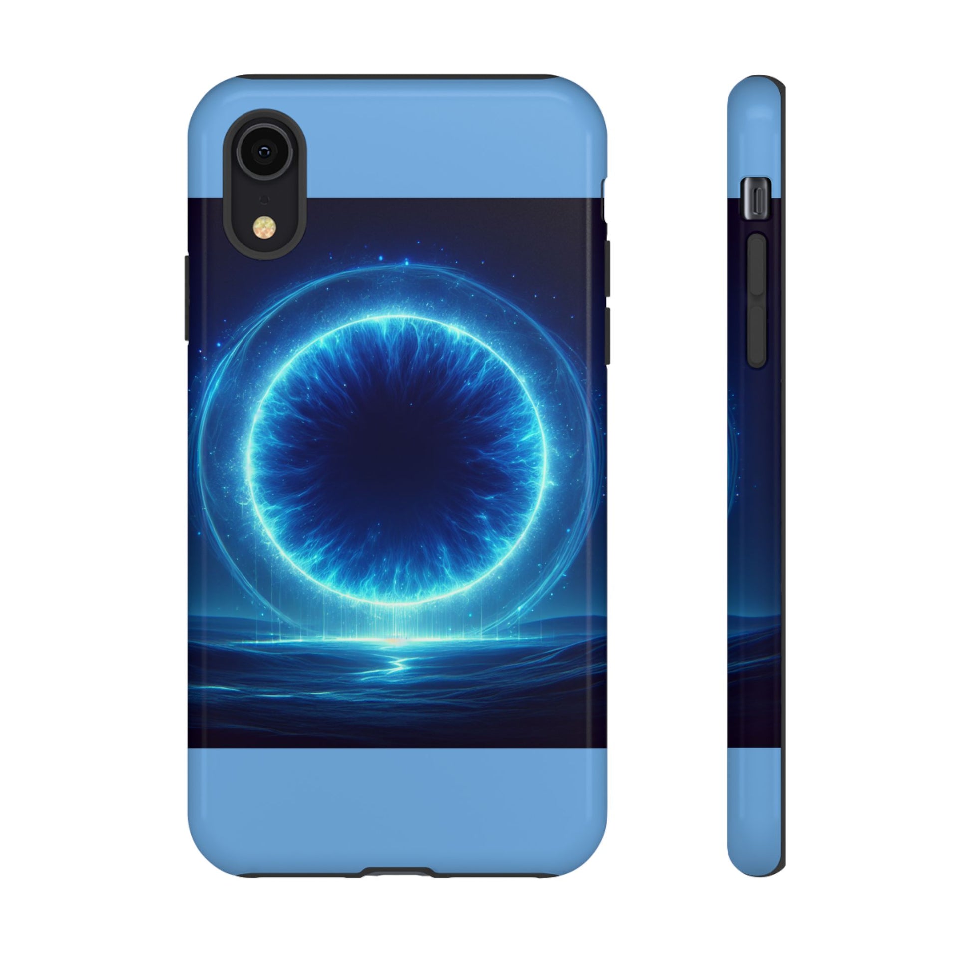 Blue Galaxy Phone Case, Tough Phone Cover, Cosmic Protection Case, Space Design, Gift for Space Lovers