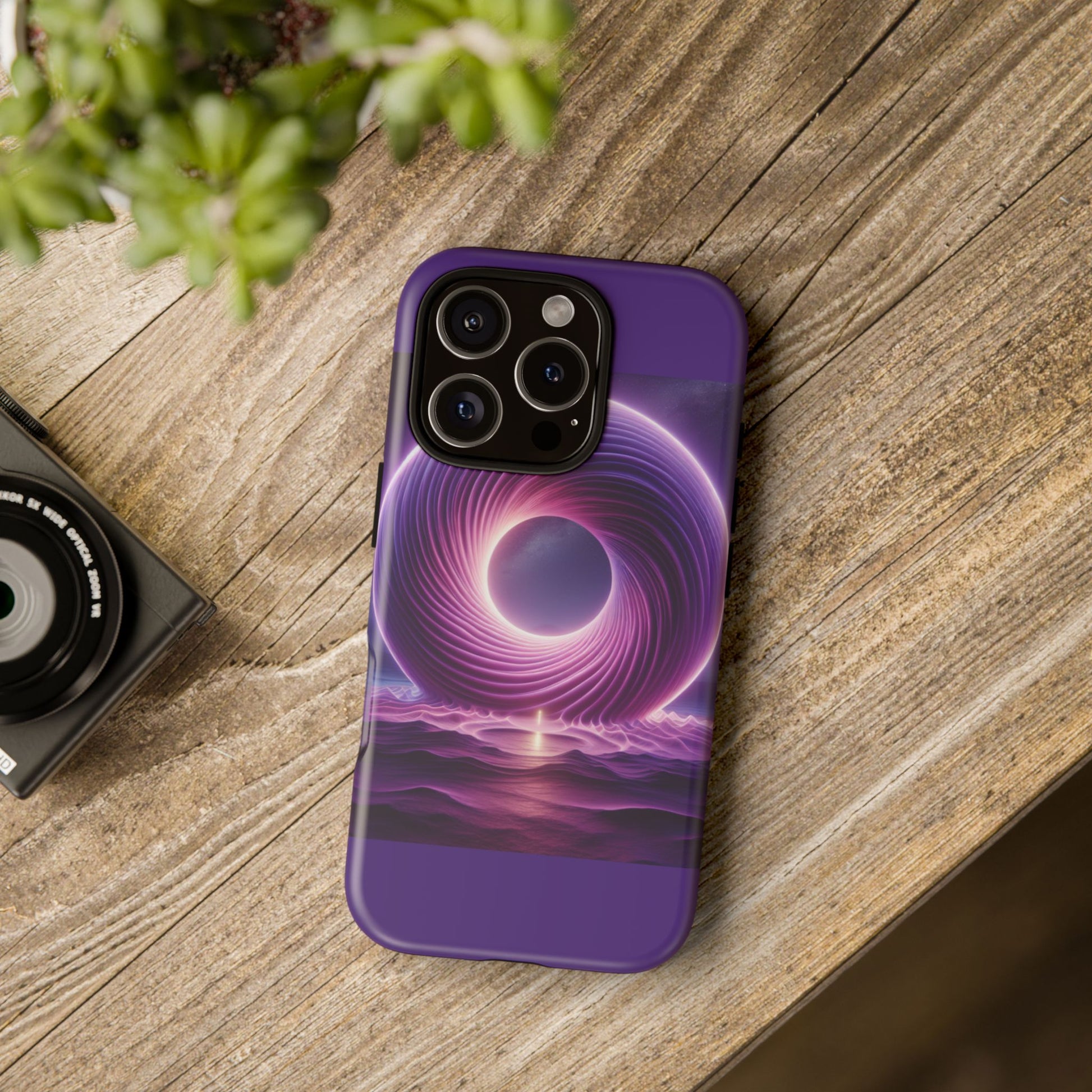 Colorful Phone Case with Swirling Design, Tough Phone Cover, Cosmic Phone Protector, Unique Gift for Tech Lovers, Stylish Smartphone Shell