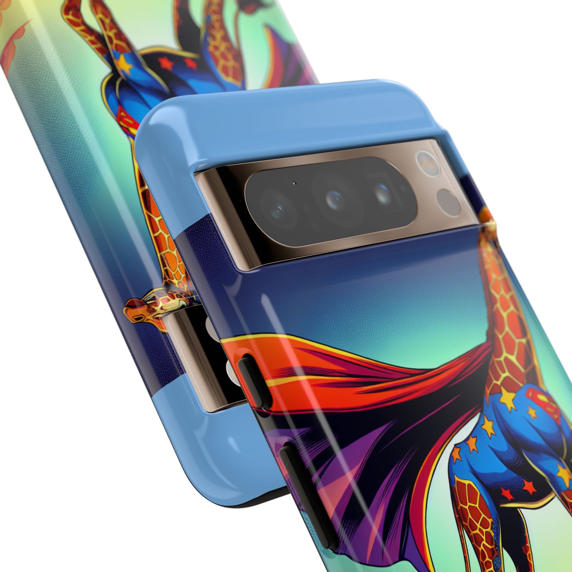 Superhero Giraffe Phone Case | Tough Cases, Unique Gifts, Animal Lover Accessories, Fun Tech Protectors, Cute Phone Covers, Birthday Gift
