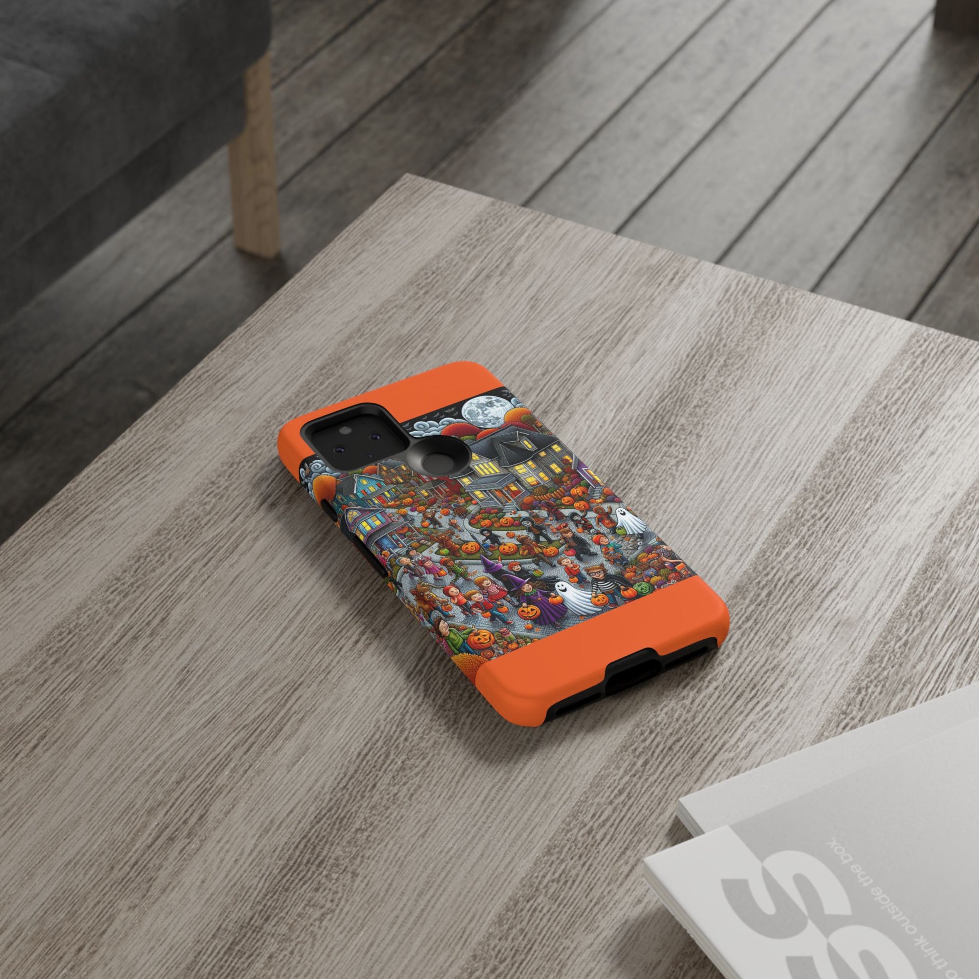 Halloween Phone Case, Tough Cases for Spooky Season, Fall Decor, Trick or Treat, Pumpkin Lovers, Ghost Design