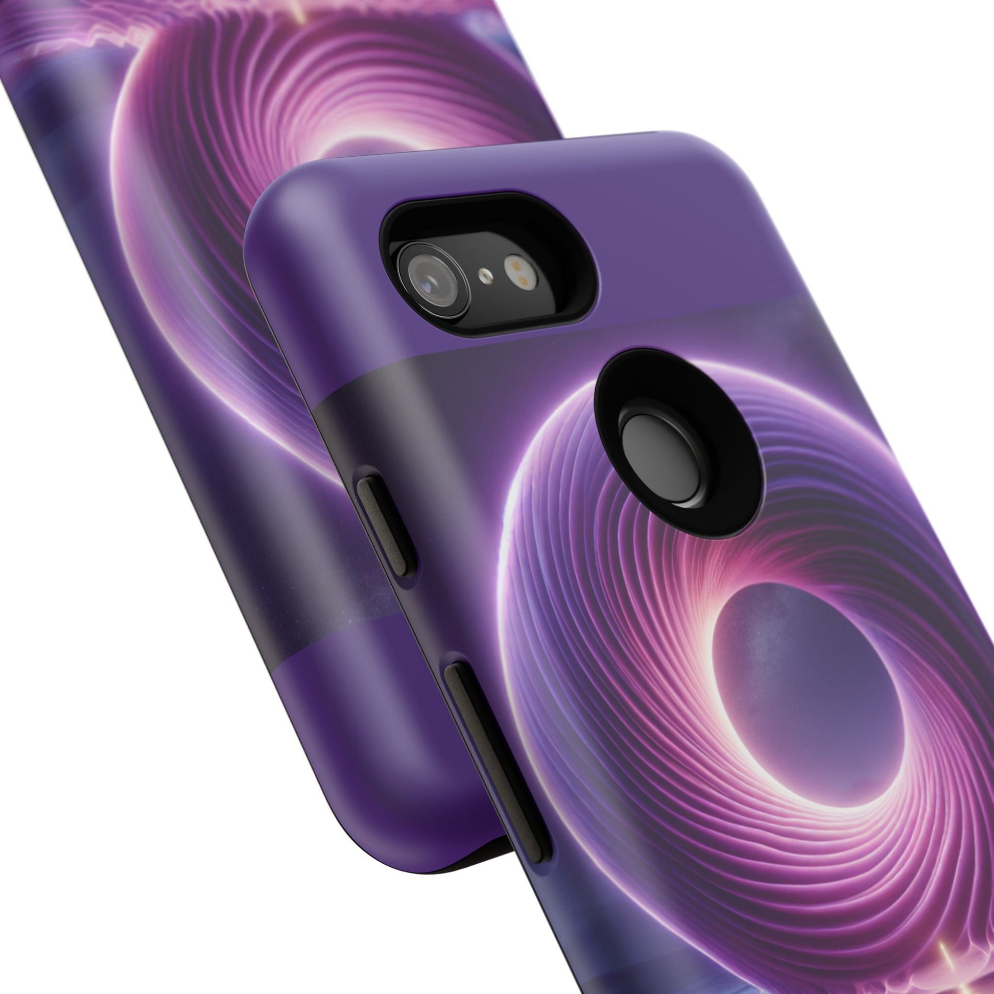 Colorful Phone Case with Swirling Design, Tough Phone Cover, Cosmic Phone Protector, Unique Gift for Tech Lovers, Stylish Smartphone Shell