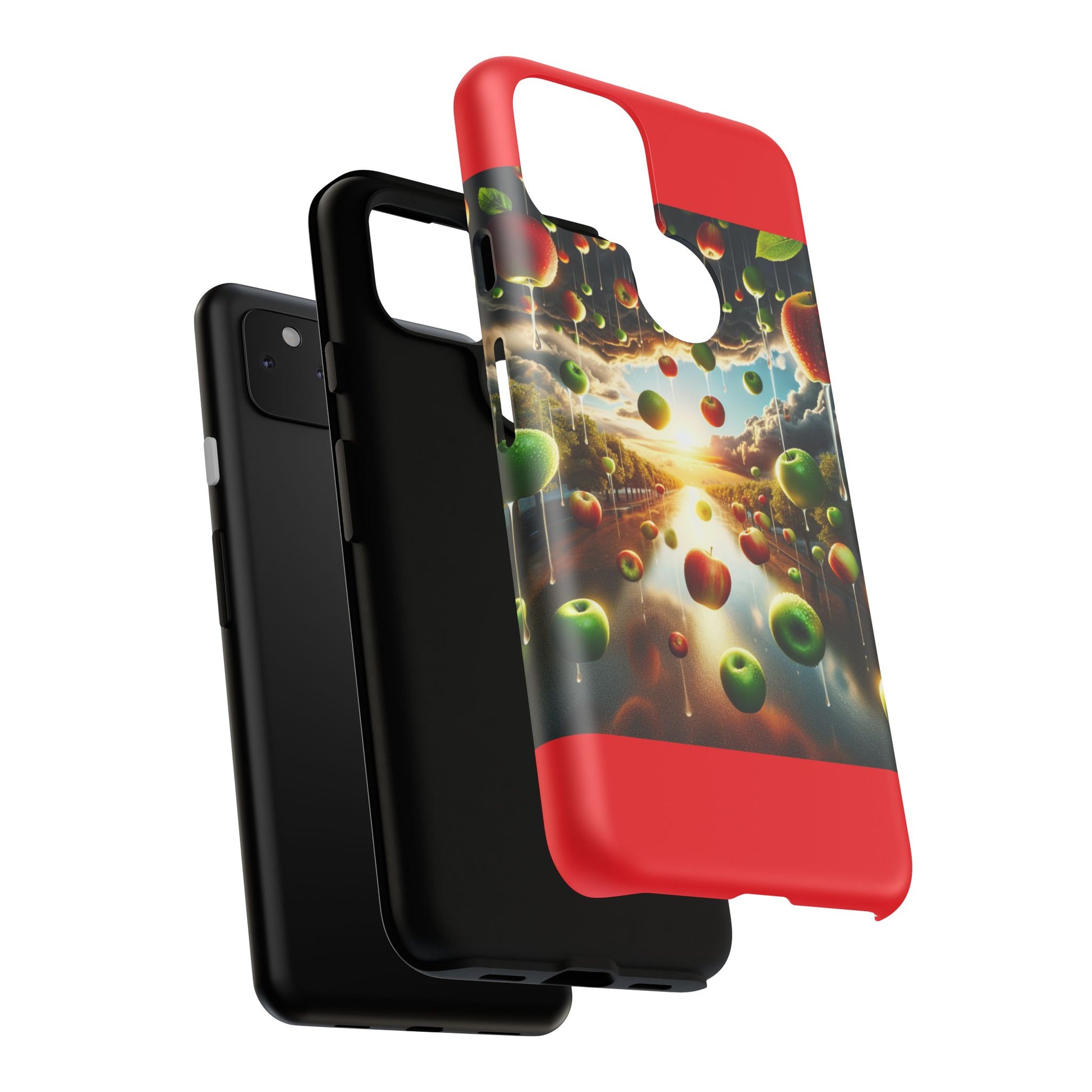 Vibrant Phone Case with Artistic Apple Design, Unique Gift for Art Lovers, Trendy Accessory for Any Occasion, Stylish Smartphone Cover