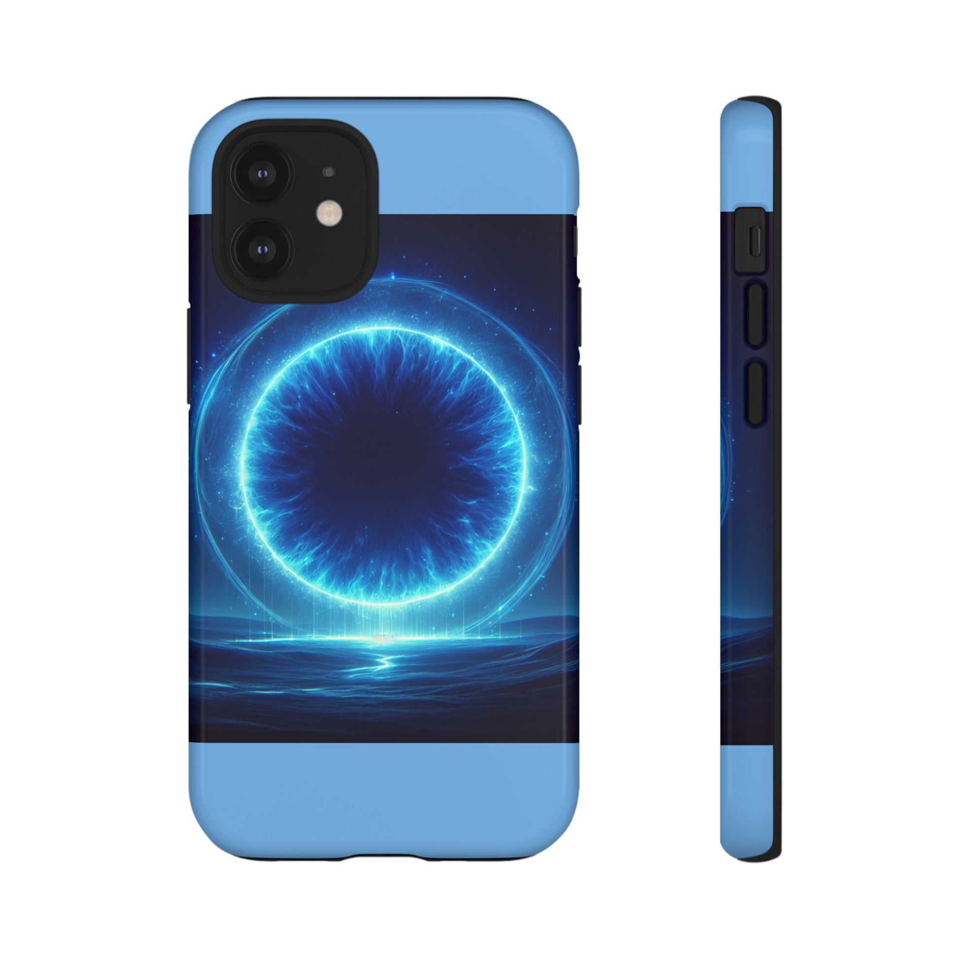 Blue Galaxy Phone Case, Tough Phone Cover, Cosmic Protection Case, Space Design, Gift for Space Lovers