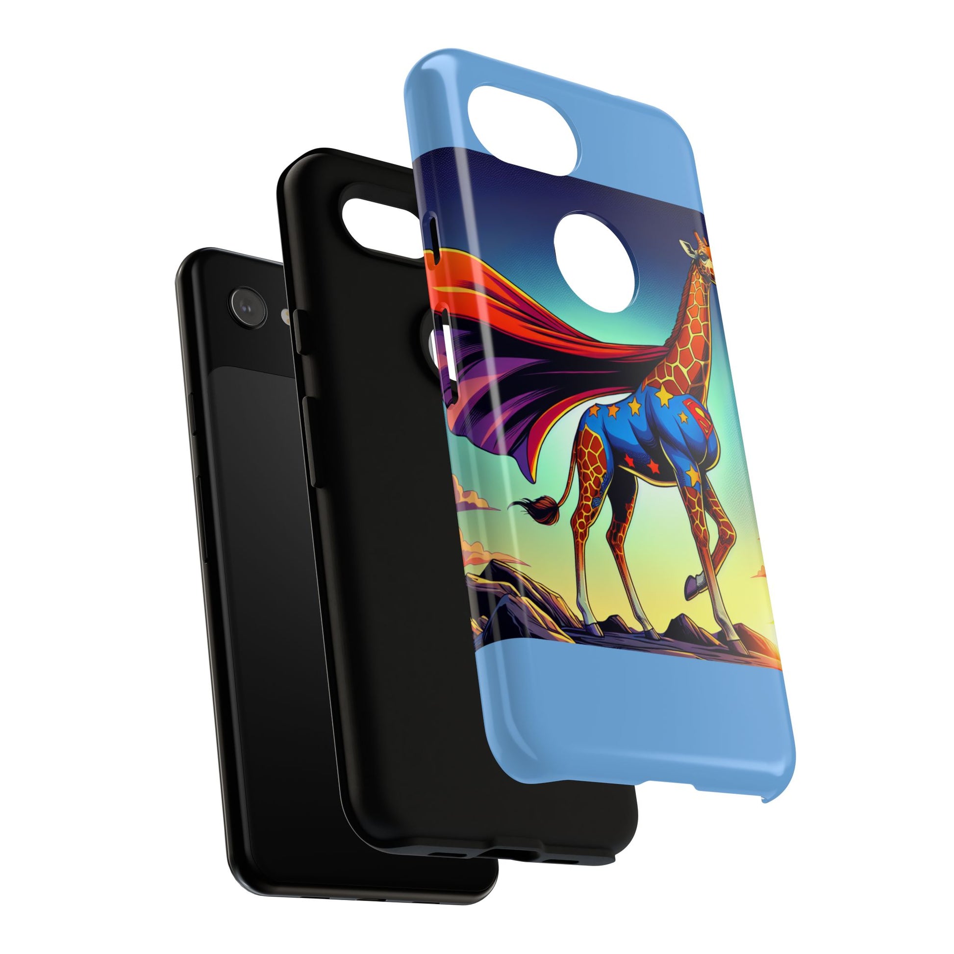 Superhero Giraffe Phone Case | Tough Cases, Unique Gifts, Animal Lover Accessories, Fun Tech Protectors, Cute Phone Covers, Birthday Gift