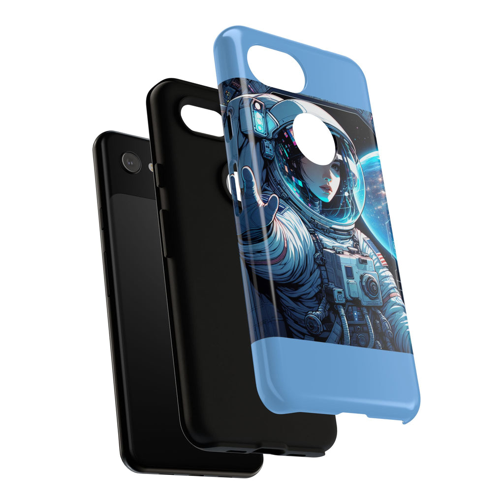 Astronaut Phone Case, Space-Themed Tough Case, Unique Gift for Science Lovers, Trendy Protection for Smartphones, Cool Tech Accessories