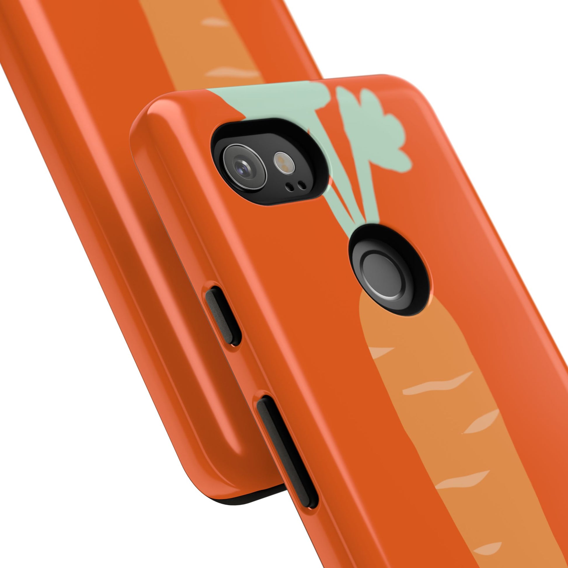 Tough Cases Carrot Phone Case, Cute Smartphone Cover, Fun Gift for Garden Lovers, Fall Decor, Vegan Accessories, Colorful Case
