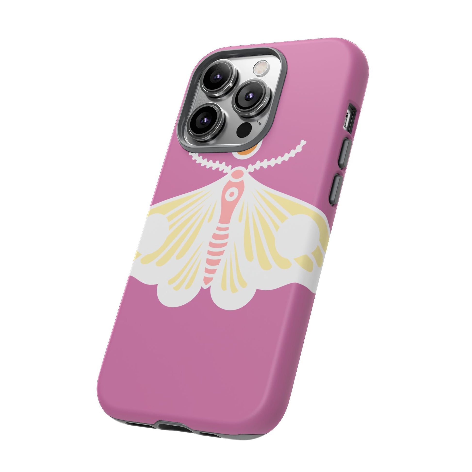 Colorful Moth Phone Case | Tough Cases for iPhone, Unique Gift, Nature Lovers, Boho Style, Trendy Accessories