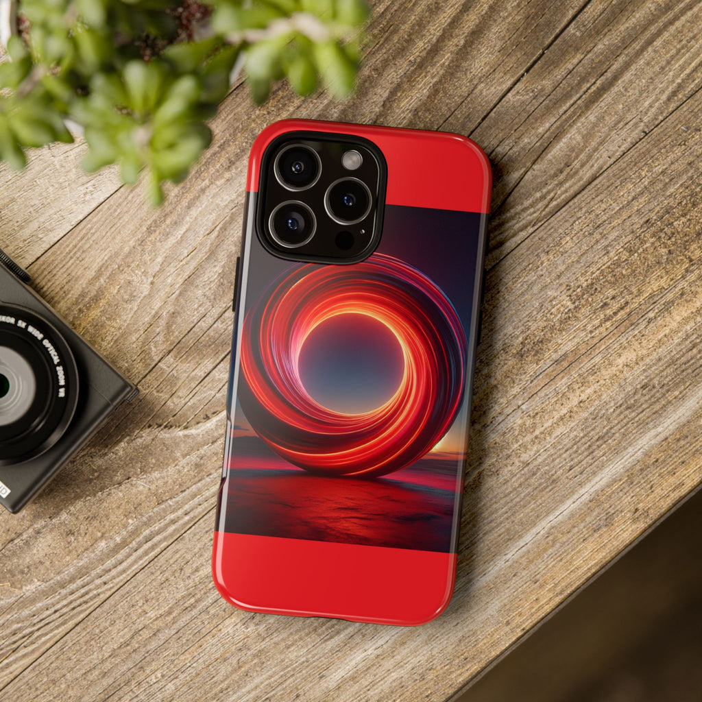 Vibrant Phone Case with Abstract Design, Tough Cases for Tech Lovers, Sleek Protection, Gift for Friends, Customizable Mobile Accessory