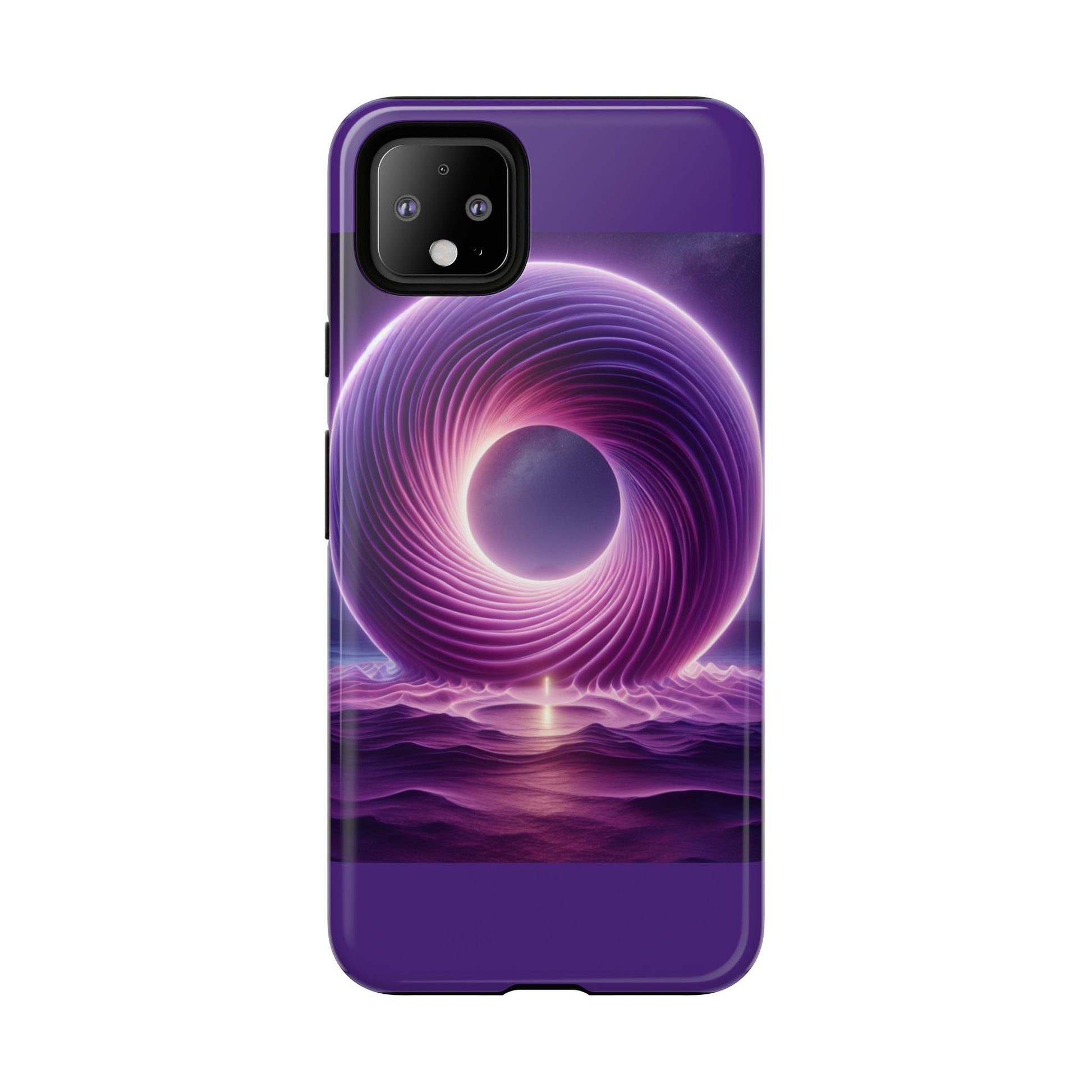 Colorful Phone Case with Swirling Design, Tough Phone Cover, Cosmic Phone Protector, Unique Gift for Tech Lovers, Stylish Smartphone Shell