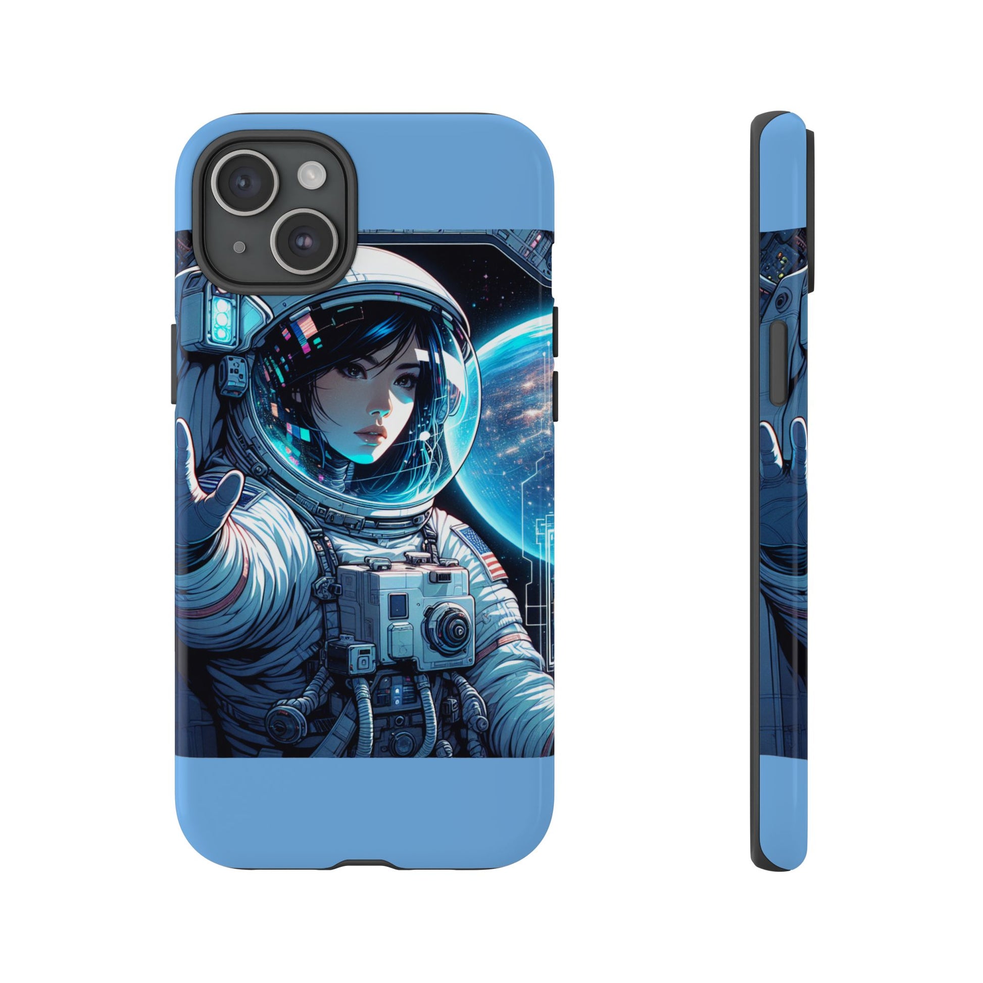 Astronaut Phone Case, Space-Themed Tough Case, Unique Gift for Science Lovers, Trendy Protection for Smartphones, Cool Tech Accessories