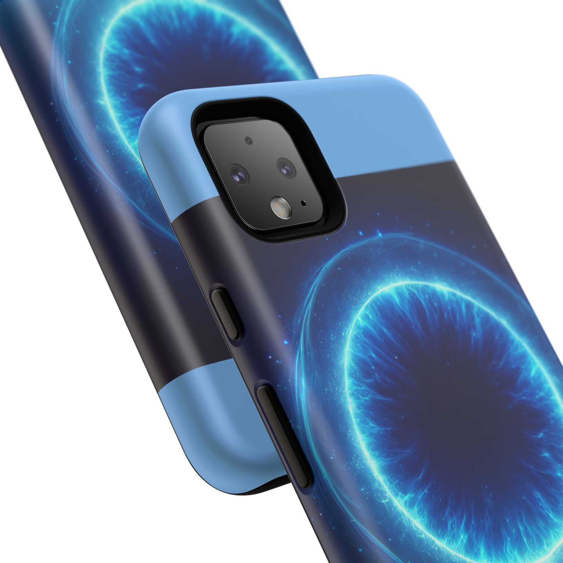 Blue Galaxy Phone Case, Tough Phone Cover, Cosmic Protection Case, Space Design, Gift for Space Lovers
