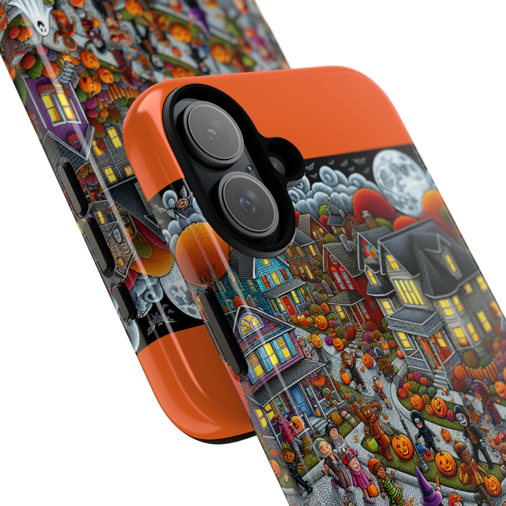 Halloween Phone Case, Tough Cases for Spooky Season, Fall Decor, Trick or Treat, Pumpkin Lovers, Ghost Design