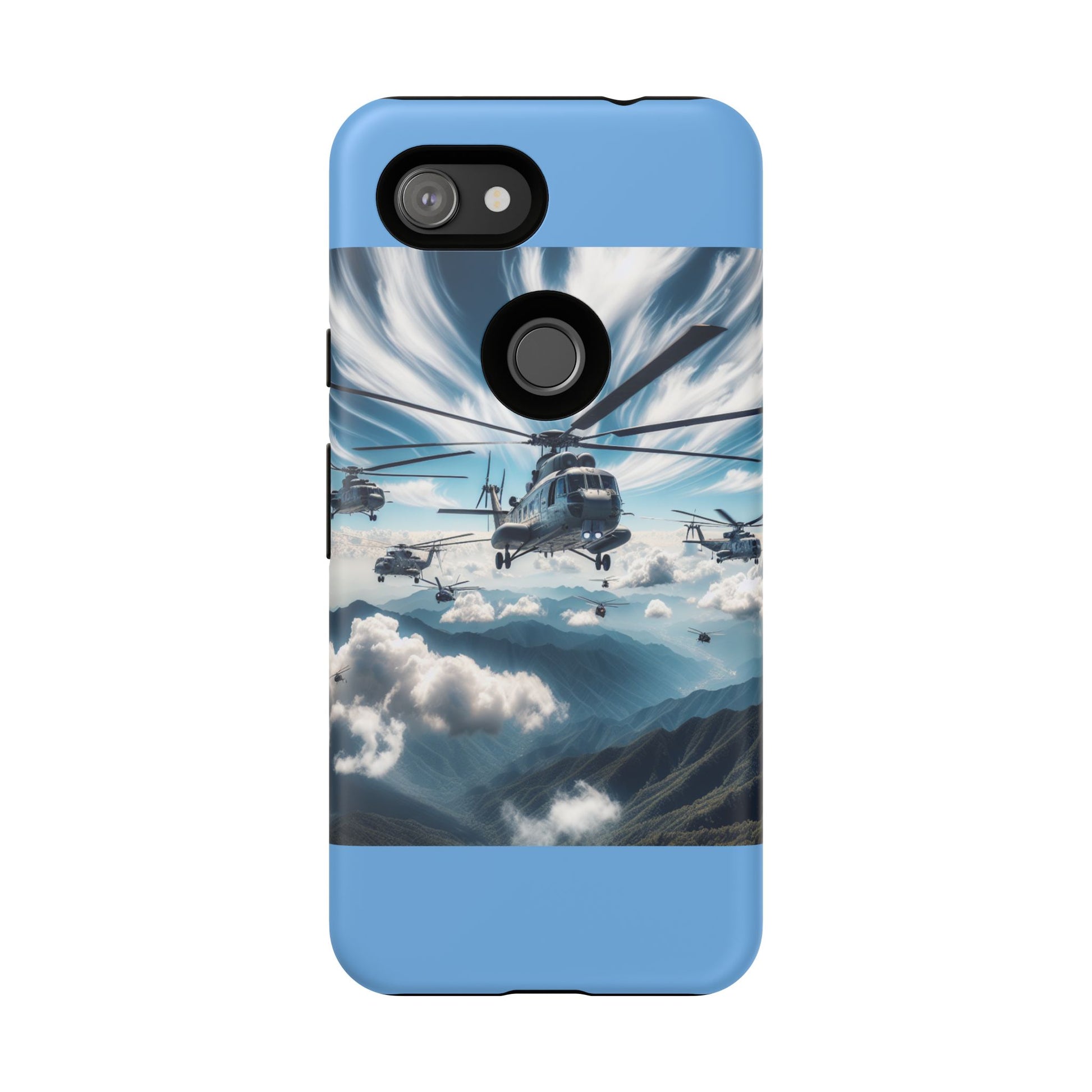 Tough Cases - Helicopter Design Phone Case, Military Style Cover, Unique Gift for Aviation Lovers, Durable Phone Protector, Hobbyist [...]