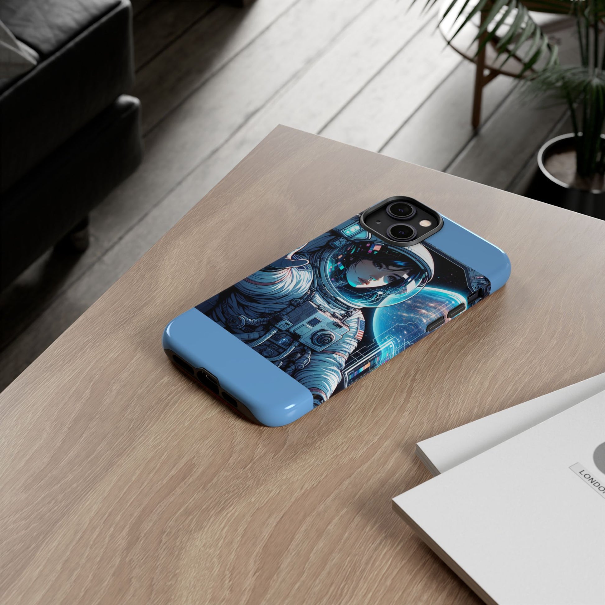 Astronaut Phone Case, Space-Themed Tough Case, Unique Gift for Science Lovers, Trendy Protection for Smartphones, Cool Tech Accessories