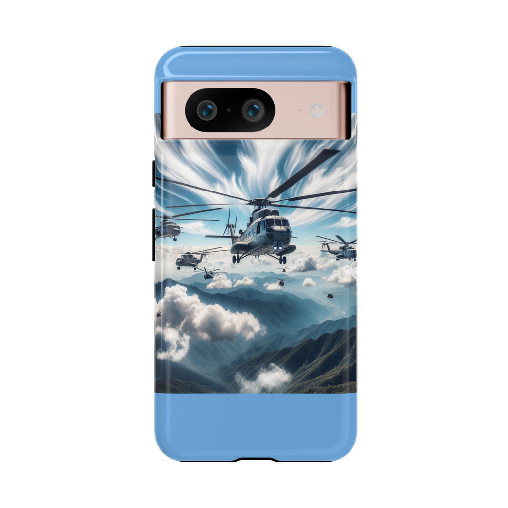 Tough Cases - Helicopter Design Phone Case, Military Style Cover, Unique Gift for Aviation Lovers, Durable Phone Protector, Hobbyist [...]