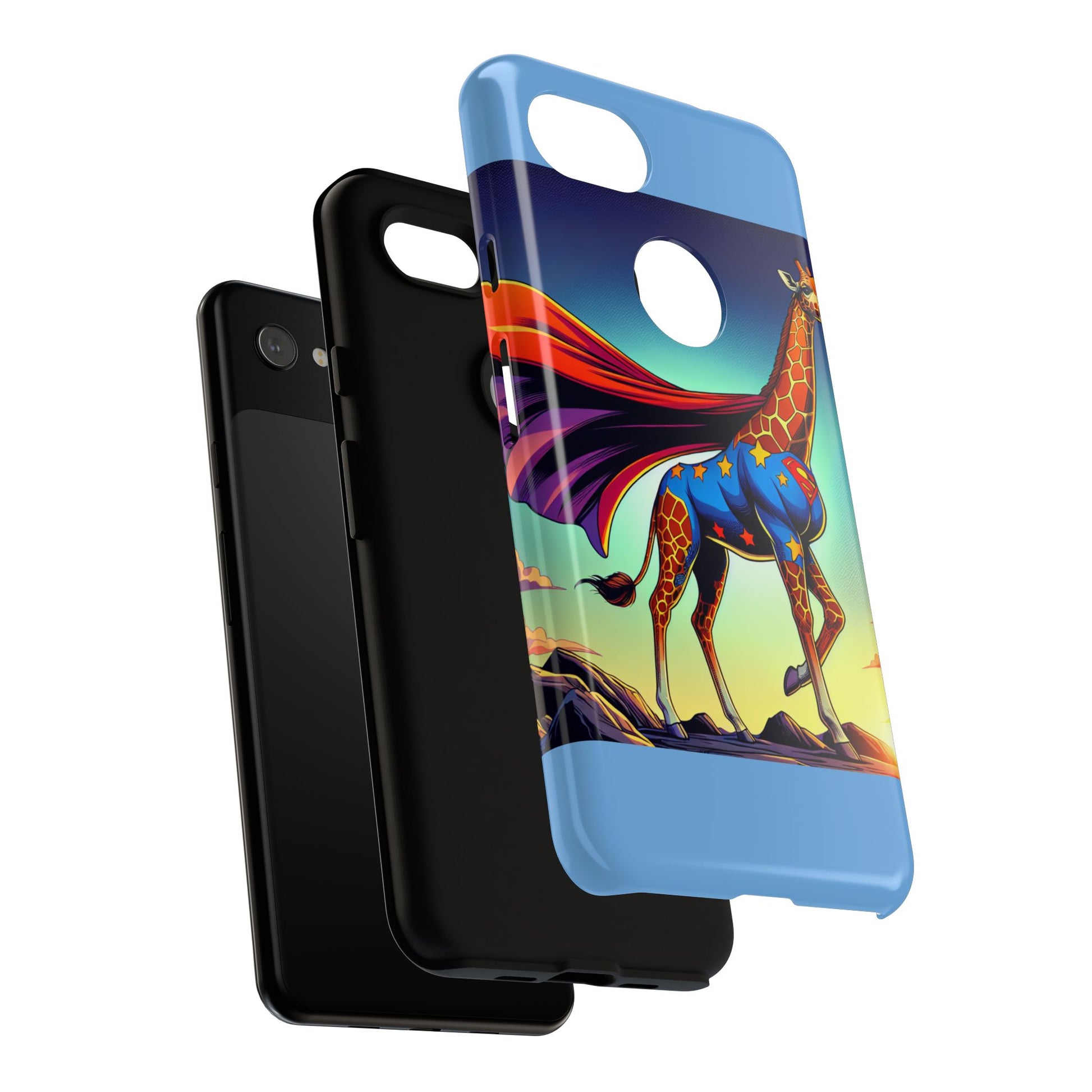 Superhero Giraffe Phone Case | Tough Cases, Unique Gifts, Animal Lover Accessories, Fun Tech Protectors, Cute Phone Covers, Birthday Gift