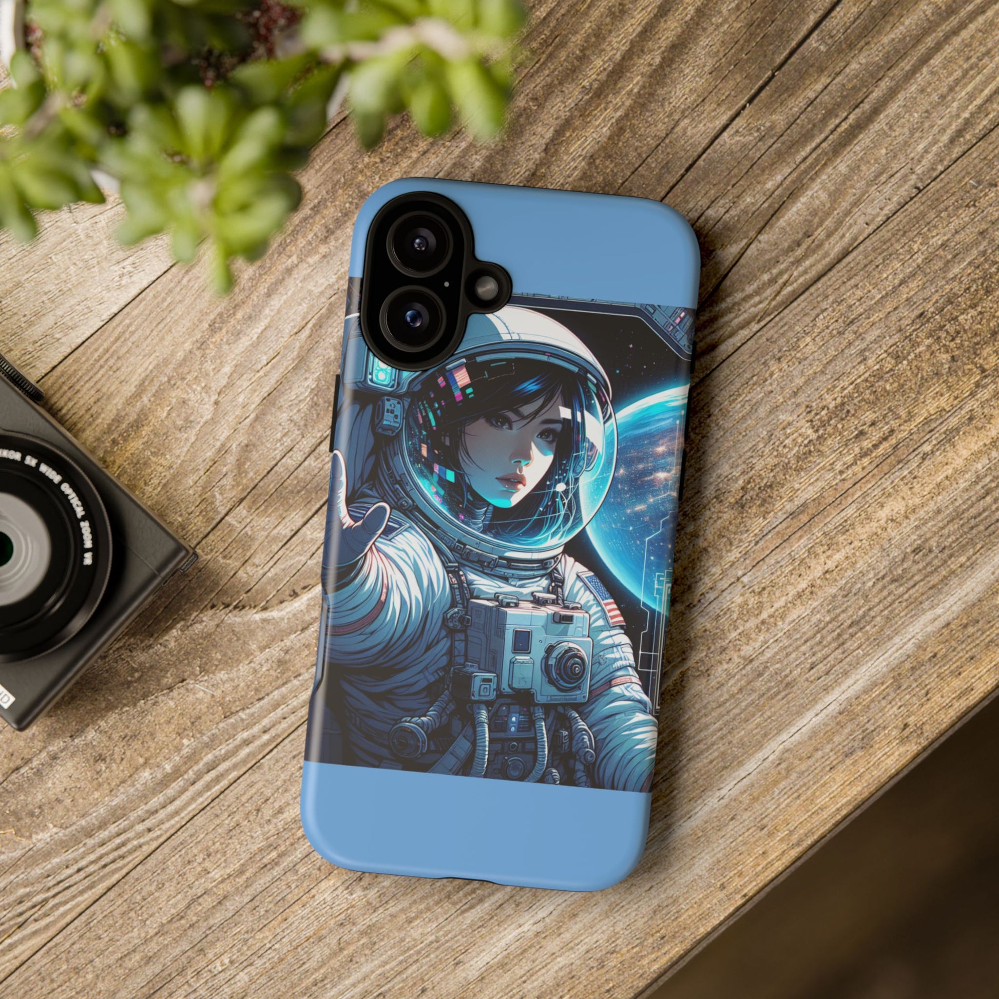 Astronaut Phone Case, Space-Themed Tough Case, Unique Gift for Science Lovers, Trendy Protection for Smartphones, Cool Tech Accessories