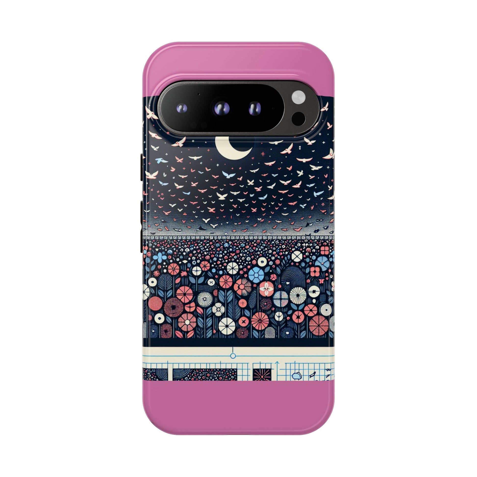 Floral Phone Case, Tough Cases for iPhone, Nature-Inspired Design, Gift for Her, Stylish Protection, Trending Accessory