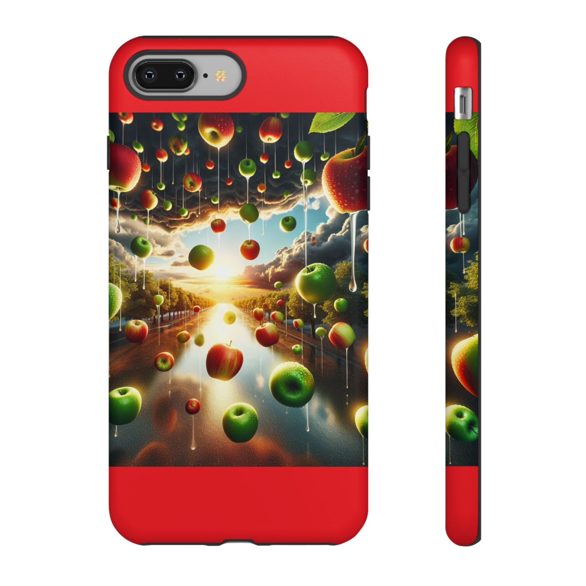 Vibrant Phone Case with Artistic Apple Design, Unique Gift for Art Lovers, Trendy Accessory for Any Occasion, Stylish Smartphone Cover