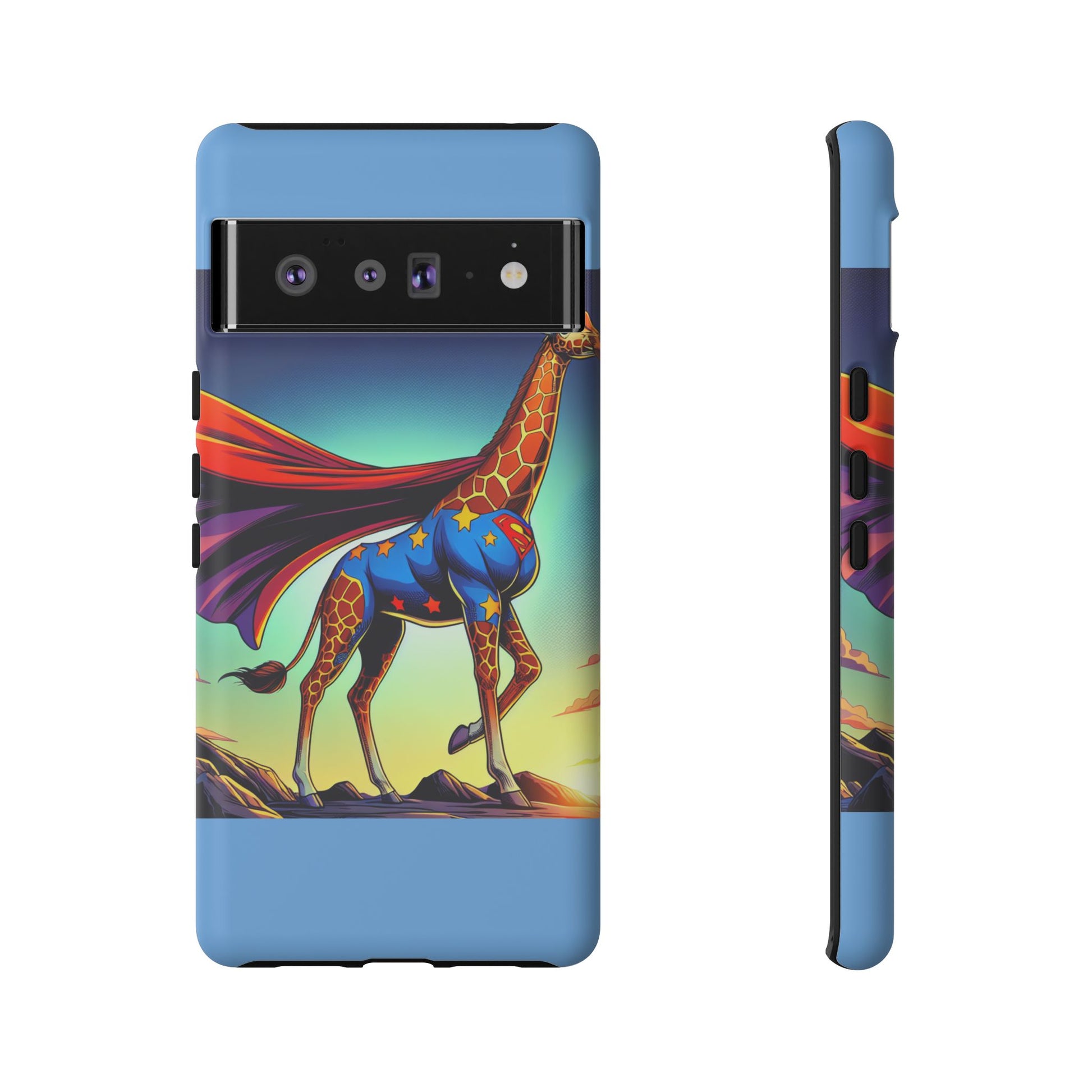 Superhero Giraffe Phone Case | Tough Cases, Unique Gifts, Animal Lover Accessories, Fun Tech Protectors, Cute Phone Covers, Birthday Gift