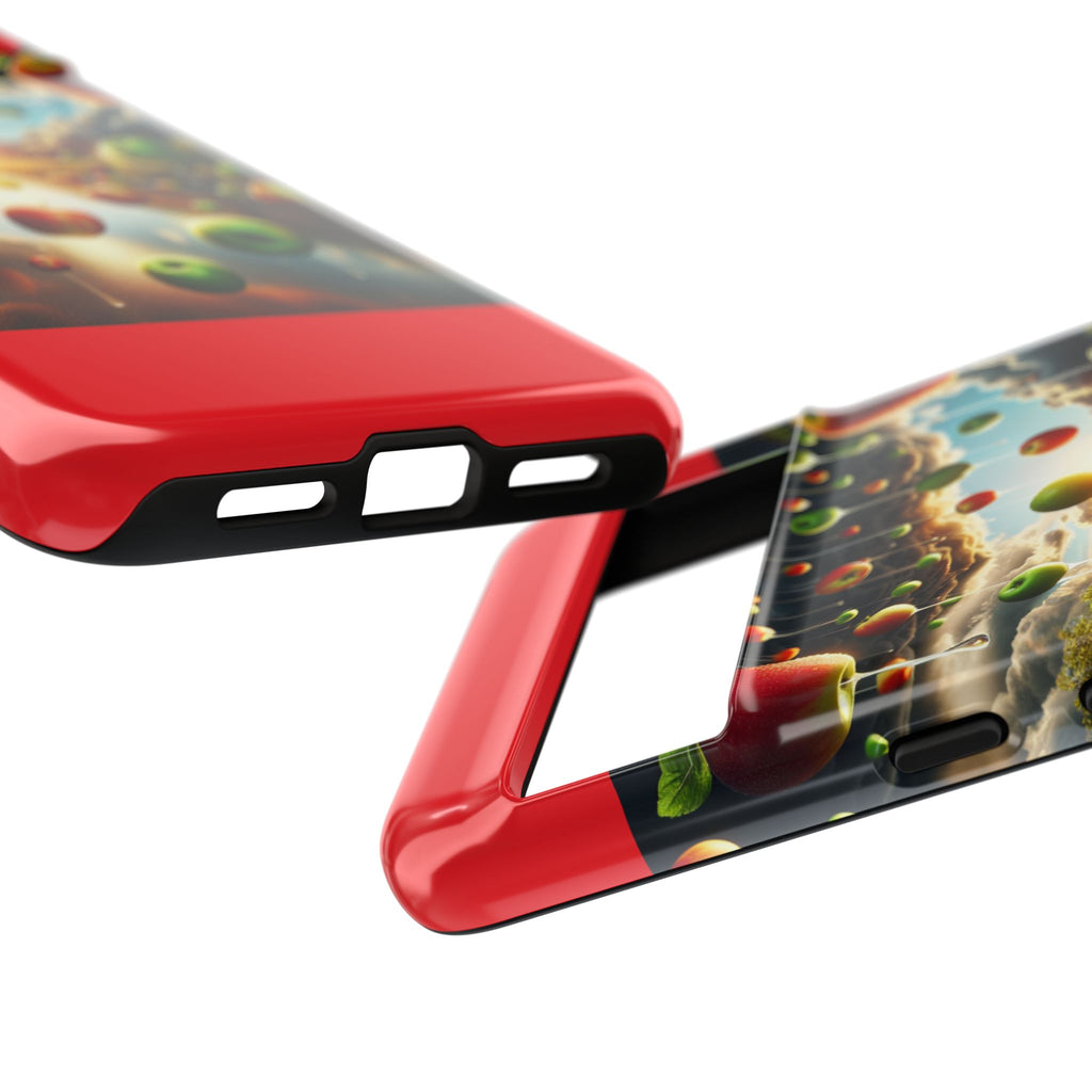 Vibrant Phone Case with Artistic Apple Design, Unique Gift for Art Lovers, Trendy Accessory for Any Occasion, Stylish Smartphone Cover