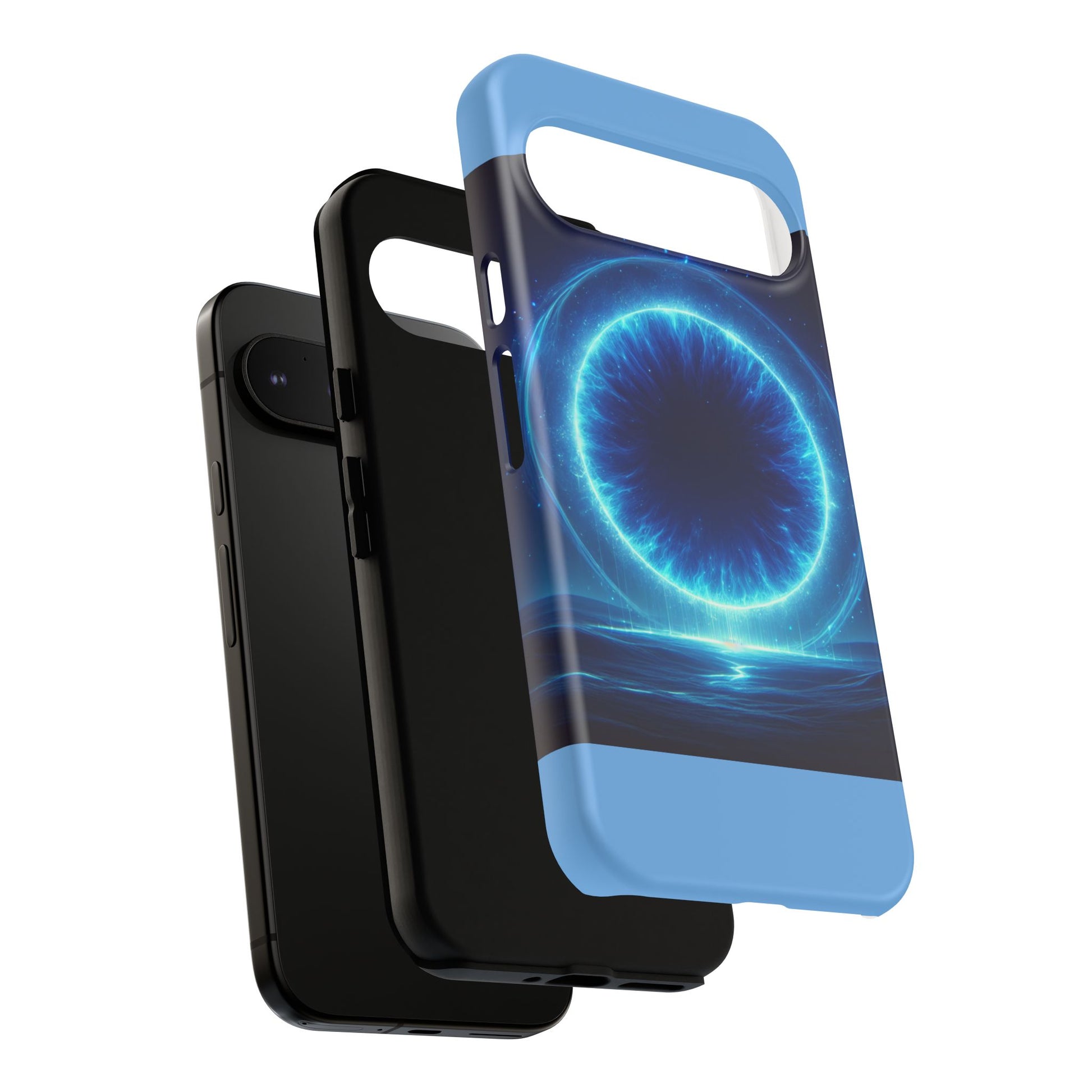 Blue Galaxy Phone Case, Tough Phone Cover, Cosmic Protection Case, Space Design, Gift for Space Lovers