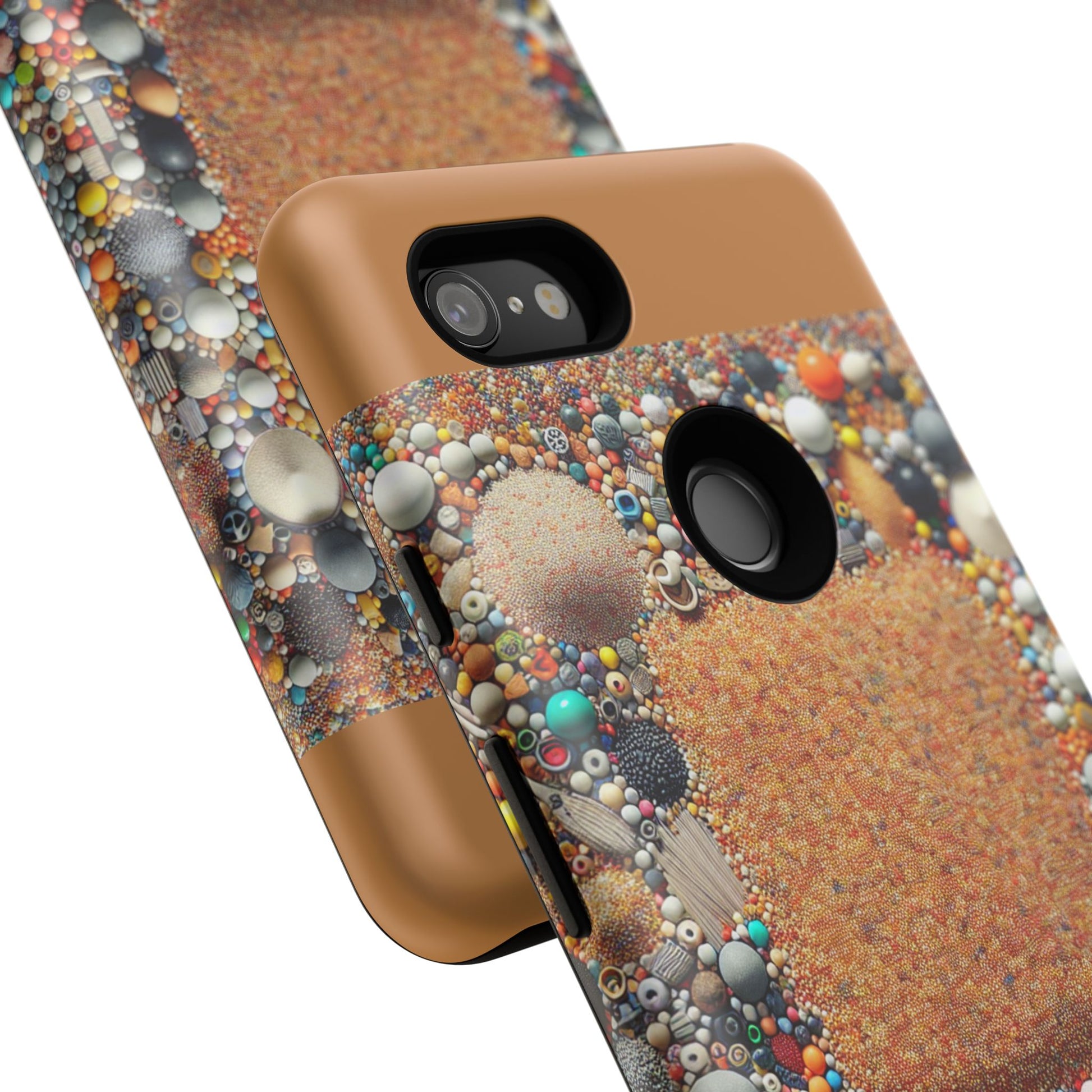 Colorful Phone Case with Unique Texture, Tough Case, Phone Accessory, Trendy Design, Gift for Tech Lovers, Durable Protection