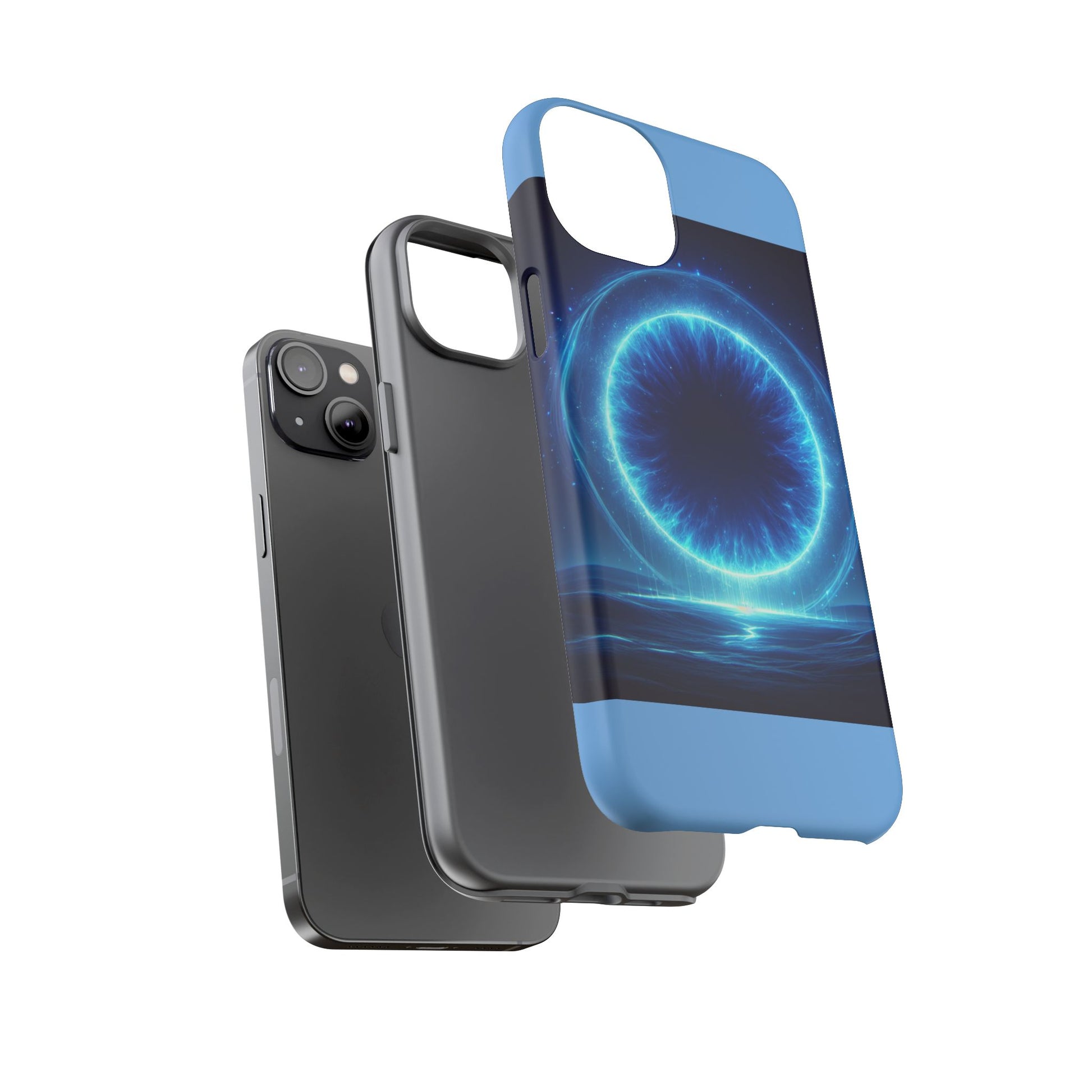 Blue Galaxy Phone Case, Tough Phone Cover, Cosmic Protection Case, Space Design, Gift for Space Lovers