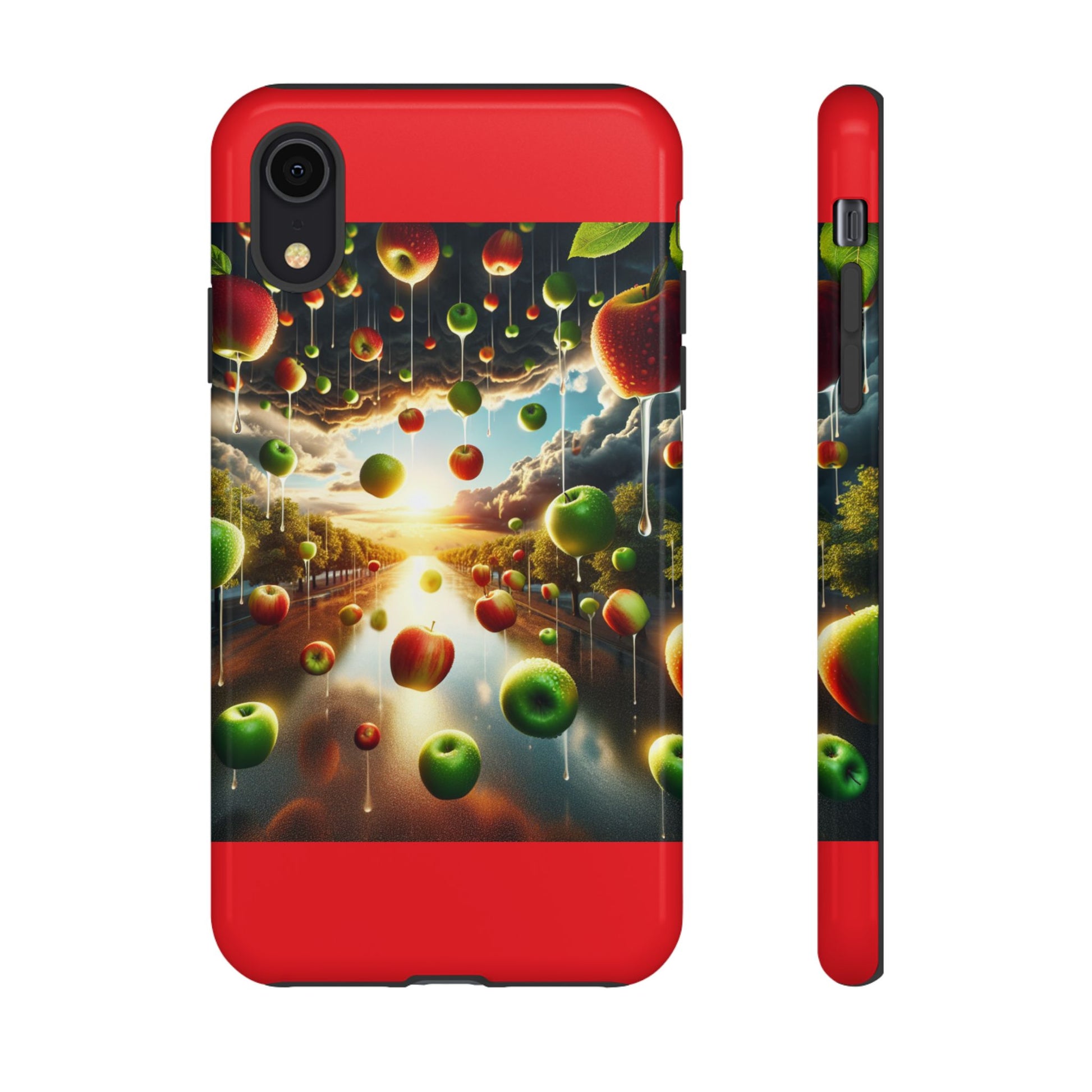 Vibrant Phone Case with Artistic Apple Design, Unique Gift for Art Lovers, Trendy Accessory for Any Occasion, Stylish Smartphone Cover