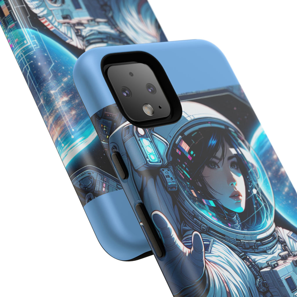 Astronaut Phone Case, Space-Themed Tough Case, Unique Gift for Science Lovers, Trendy Protection for Smartphones, Cool Tech Accessories