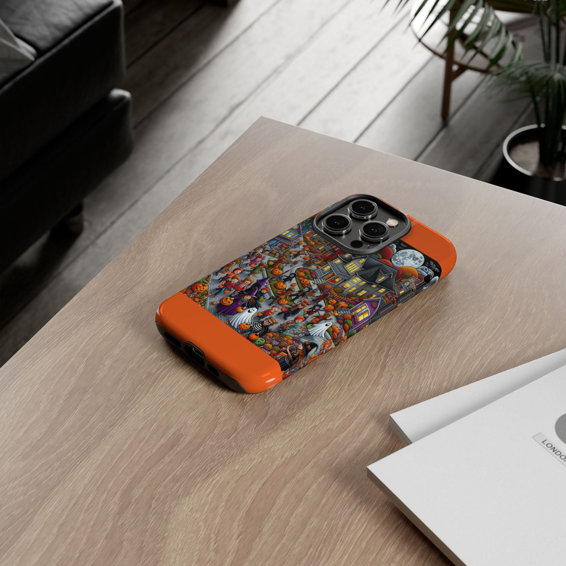 Halloween Phone Case, Tough Cases for Spooky Season, Fall Decor, Trick or Treat, Pumpkin Lovers, Ghost Design